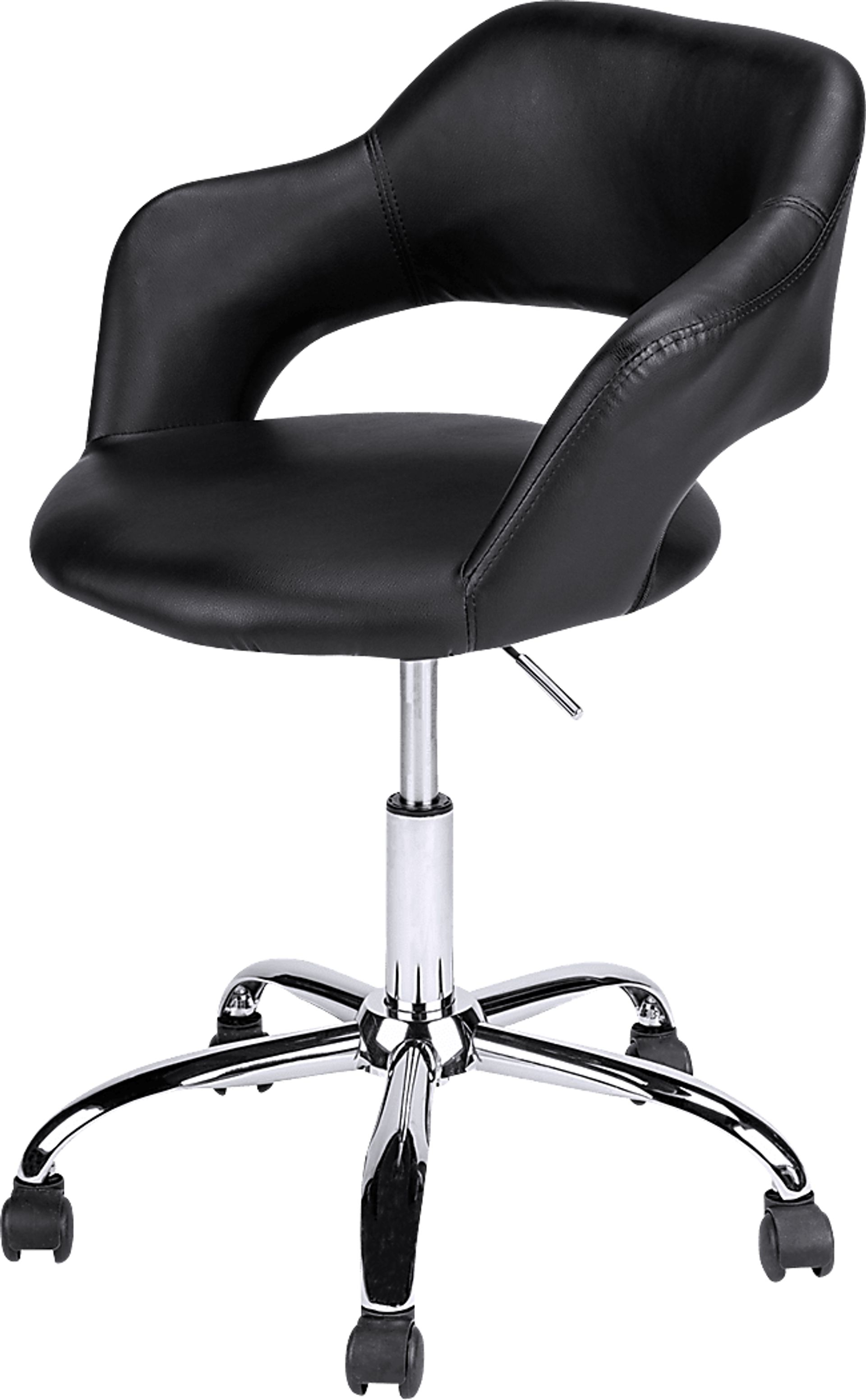 Purplelight Black Office Chair - Image 1