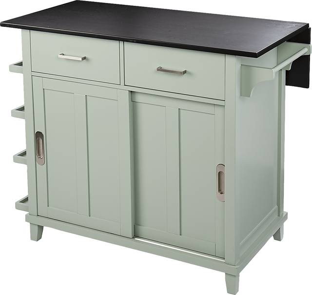 Pyegrave Green Kitchen Cart - Thumbnail - Image 1