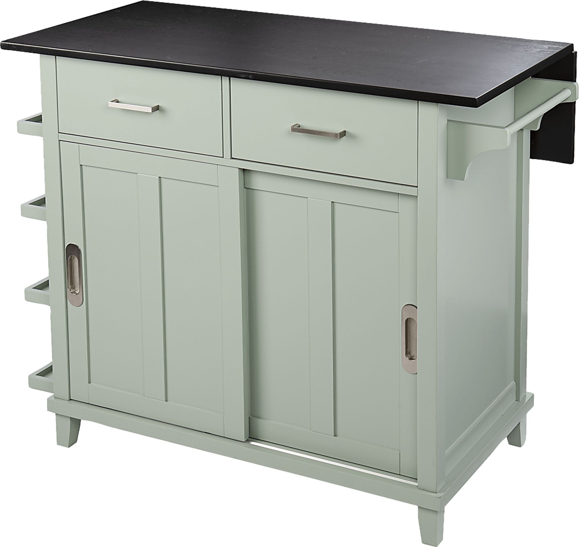 Pyegrave Green Kitchen Cart - Image 1