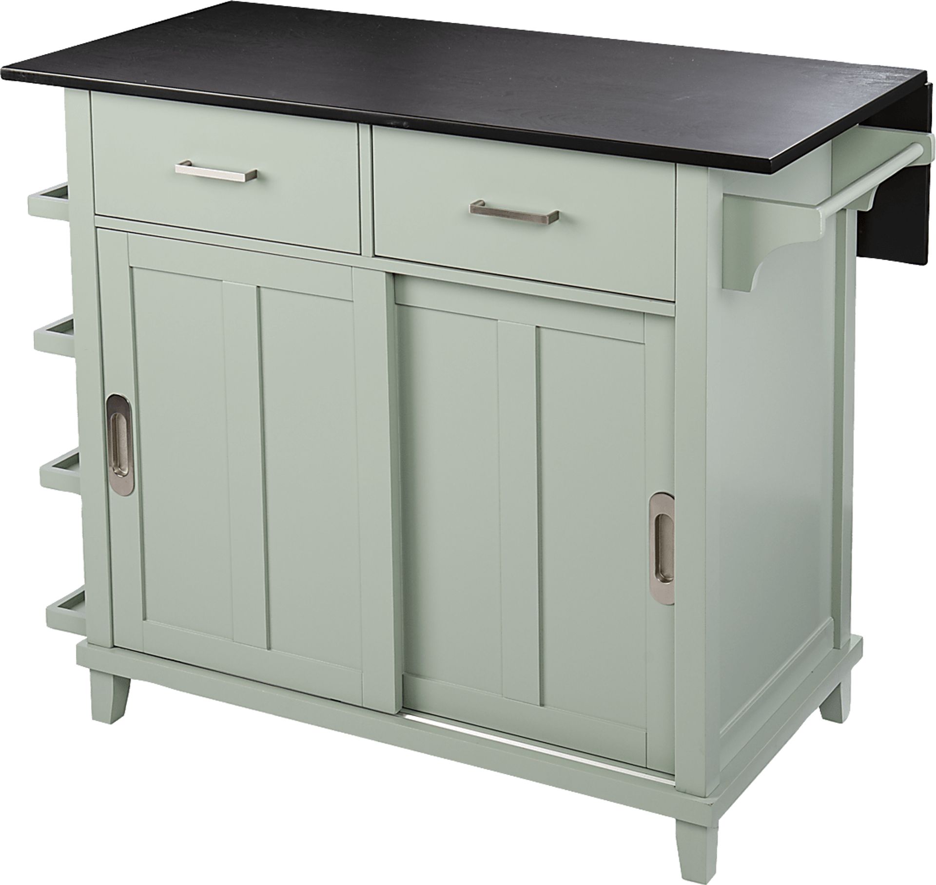 Pyegrave Green Colors Kitchen Cart | Rooms to Go