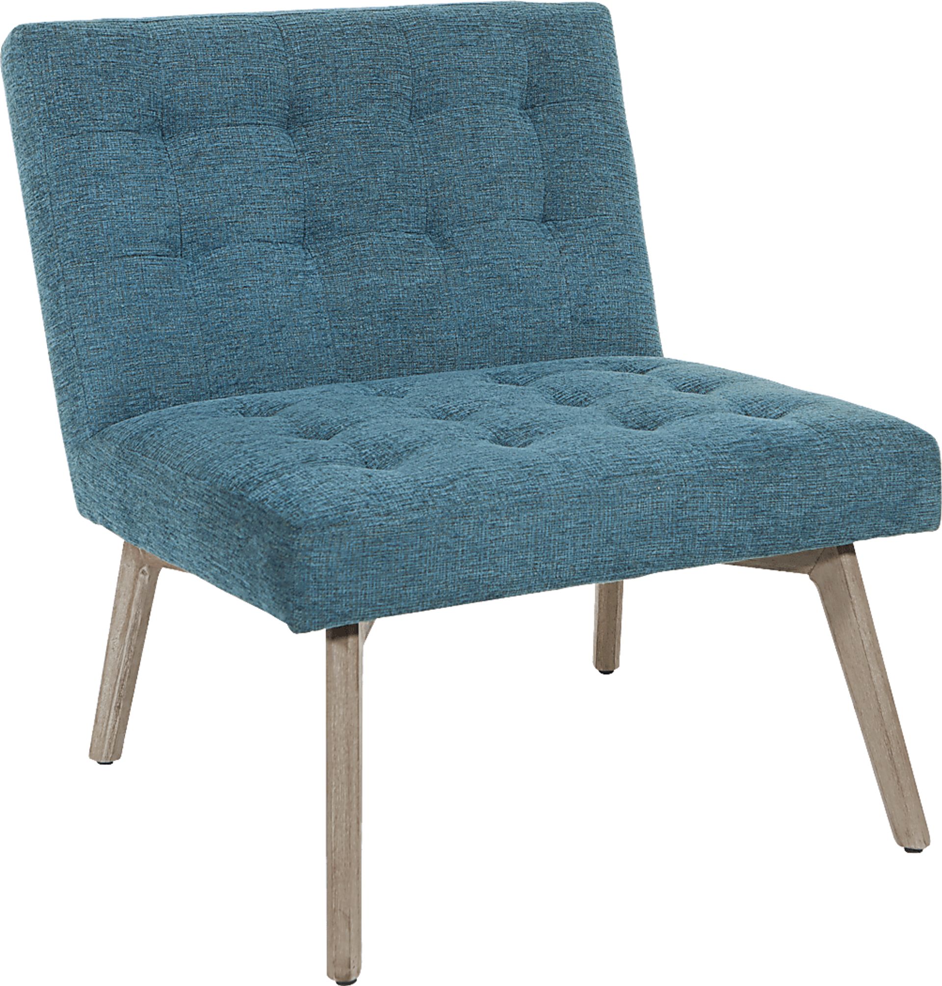 Pyka Blue Accent Chair - Image 1
