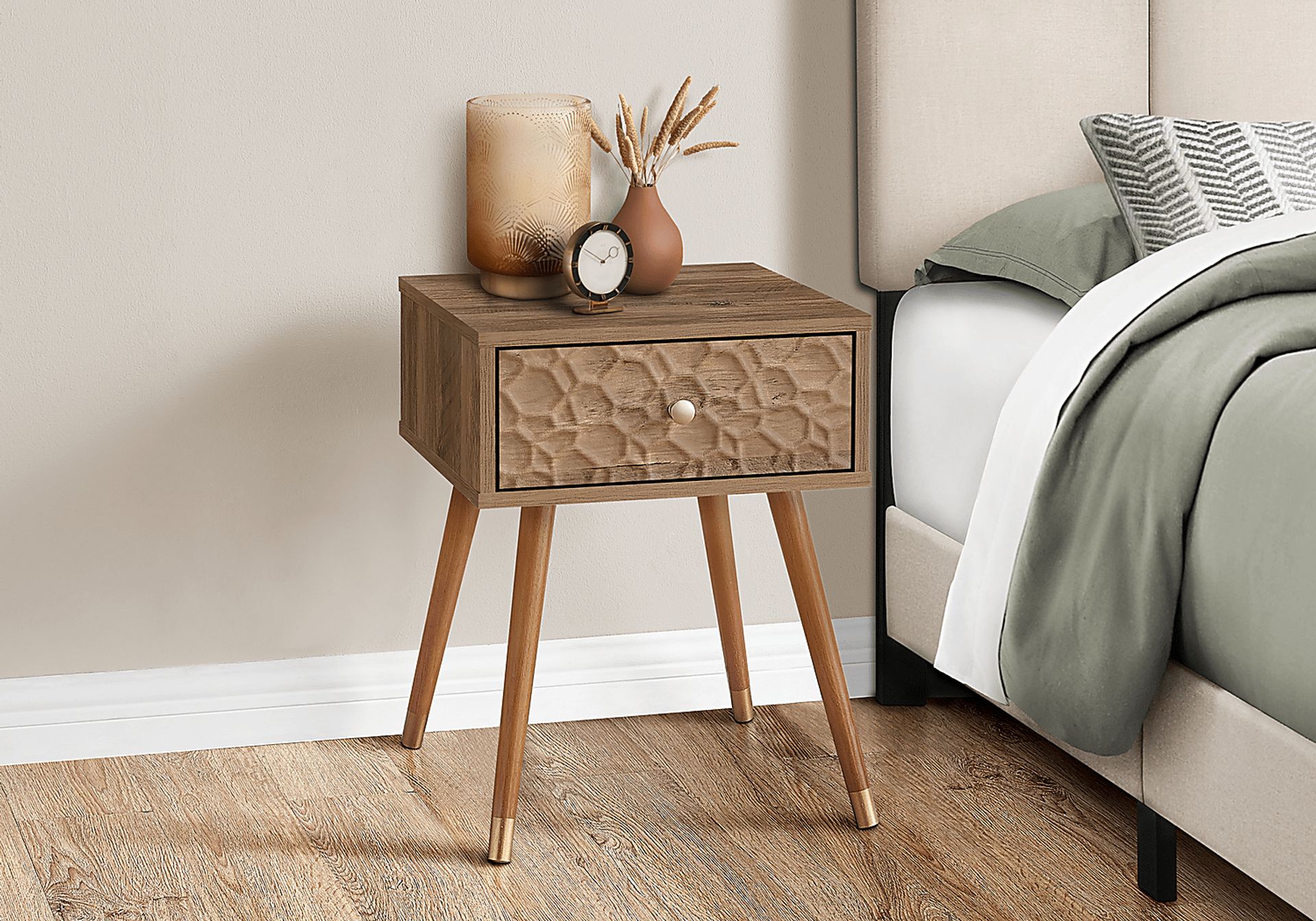 Pyrit Walnut Side Table - Image 2
