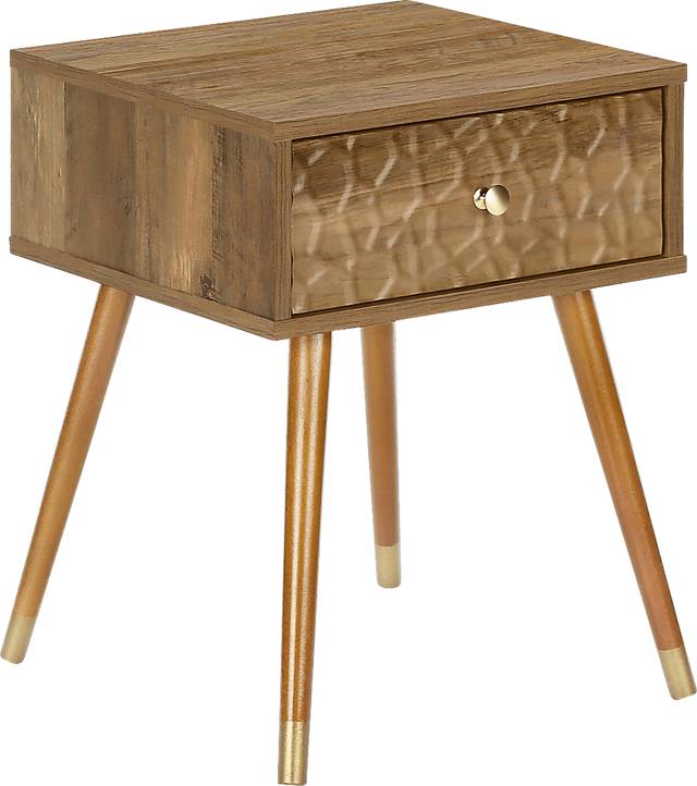 Pyrit Walnut Side Table - Thumbnail - Image 1