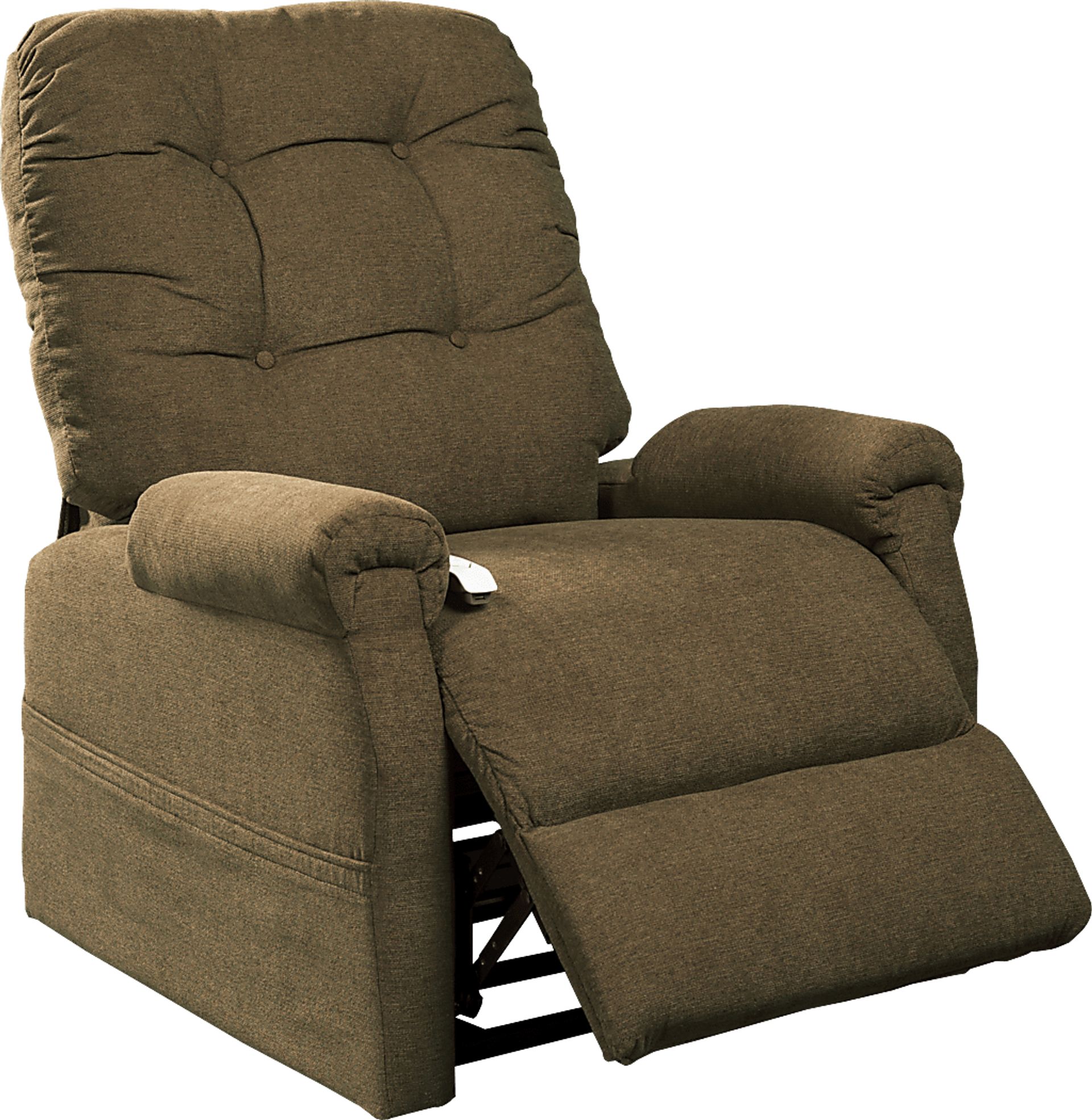 Pyron Beige Lift Chair Dual Power Recliner - Image 4