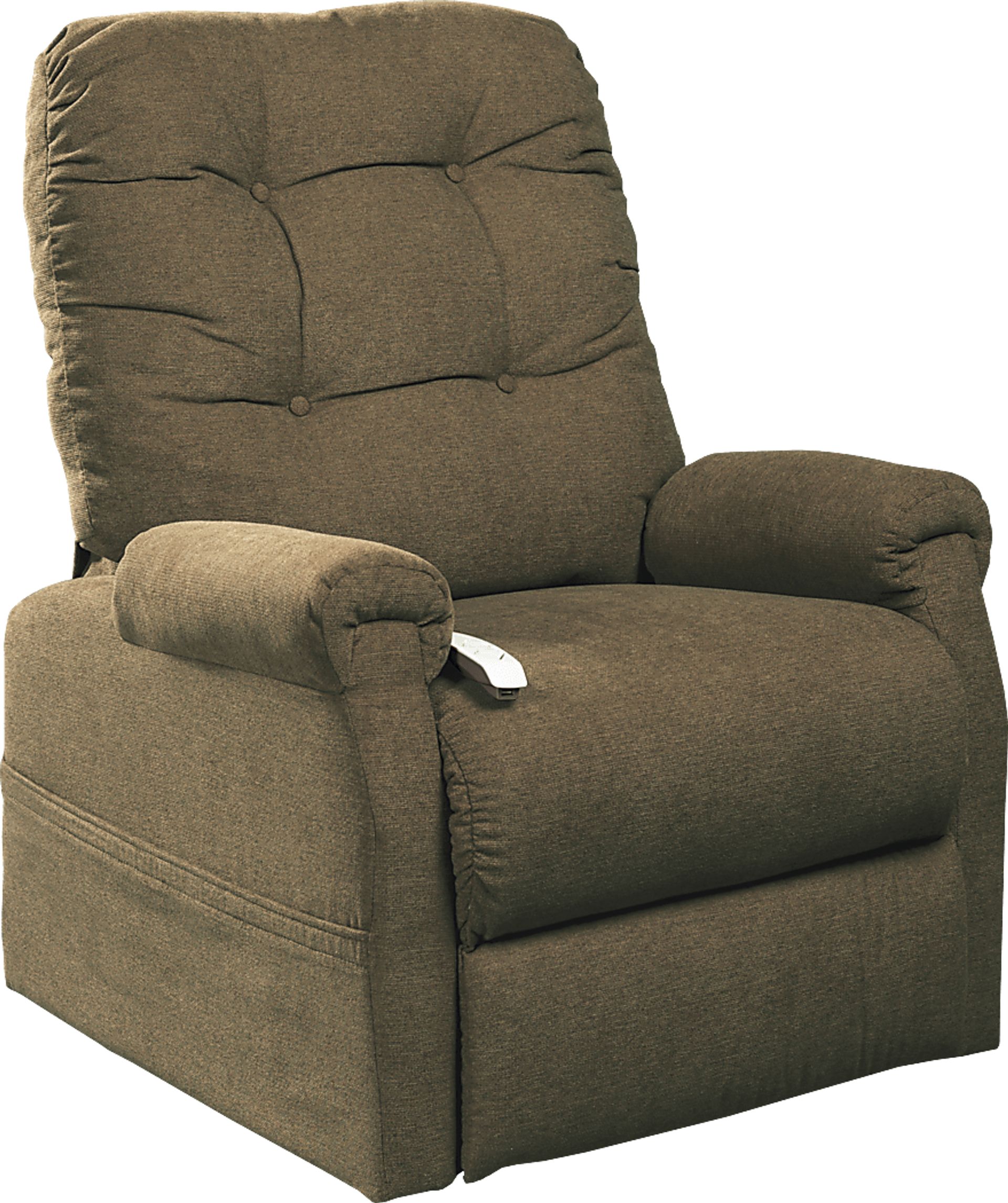 Pyron Beige Lift Chair Dual Power Recliner - Image 1