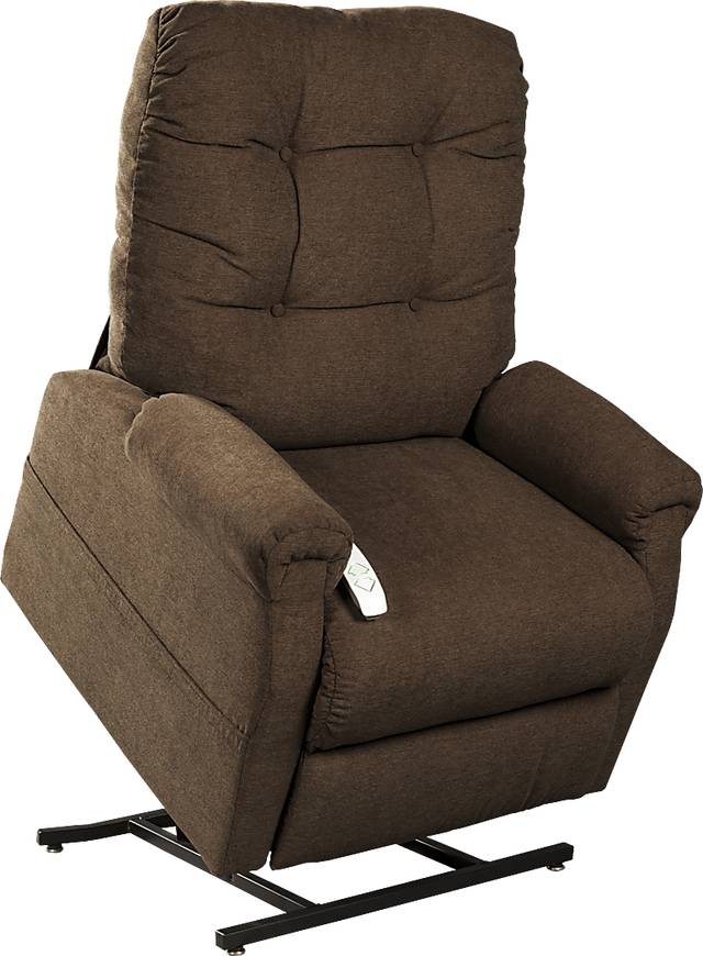 Pyron Brown Lift Chair Power Recliner - Thumbnail - Image 2