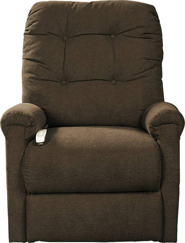 Pyron Brown Lift Chair Power Recliner - Thumbnail - Image 3