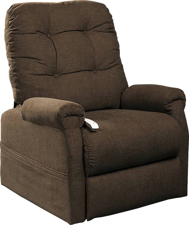 Pyron Brown Lift Chair Power Recliner - Thumbnail - Image 1