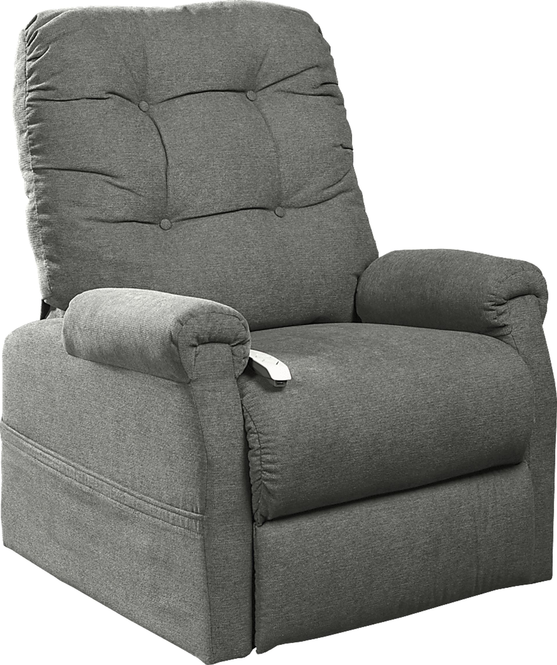 Pyron Gray Lift Chair Power Recliner - Image 1