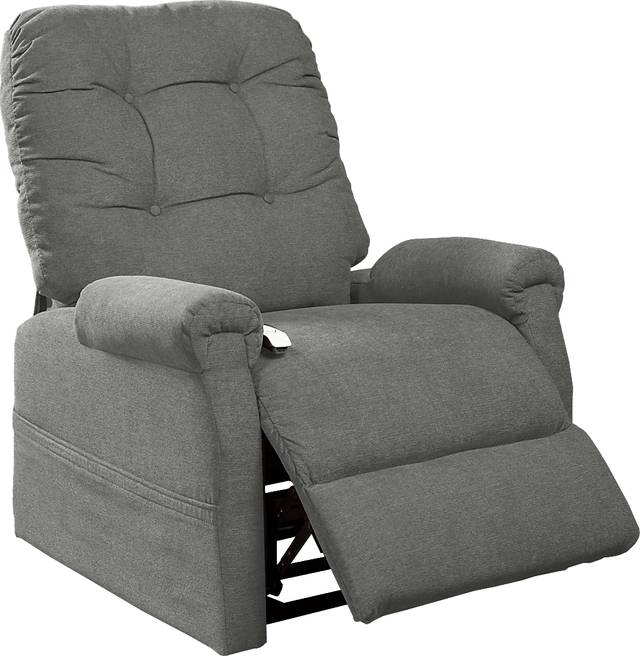 Pyron Gray Lift Chair Power Recliner - Thumbnail - Image 4
