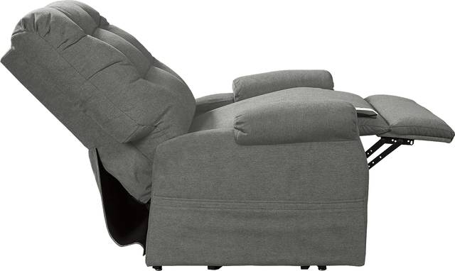 Pyron Gray Lift Chair Power Recliner - Thumbnail - Image 5