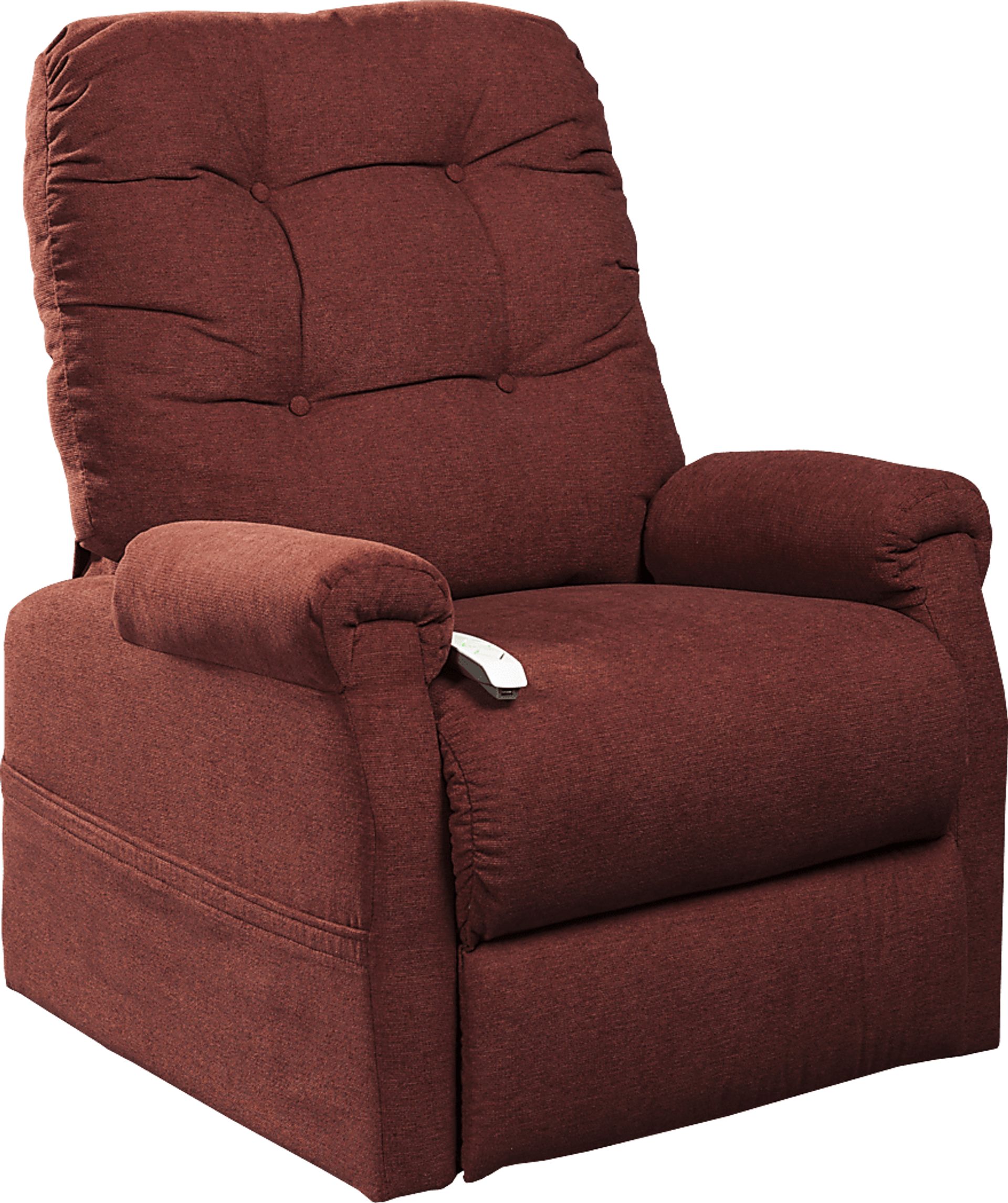 Pyron Red Lift Chair Dual Power Recliner - Image 1