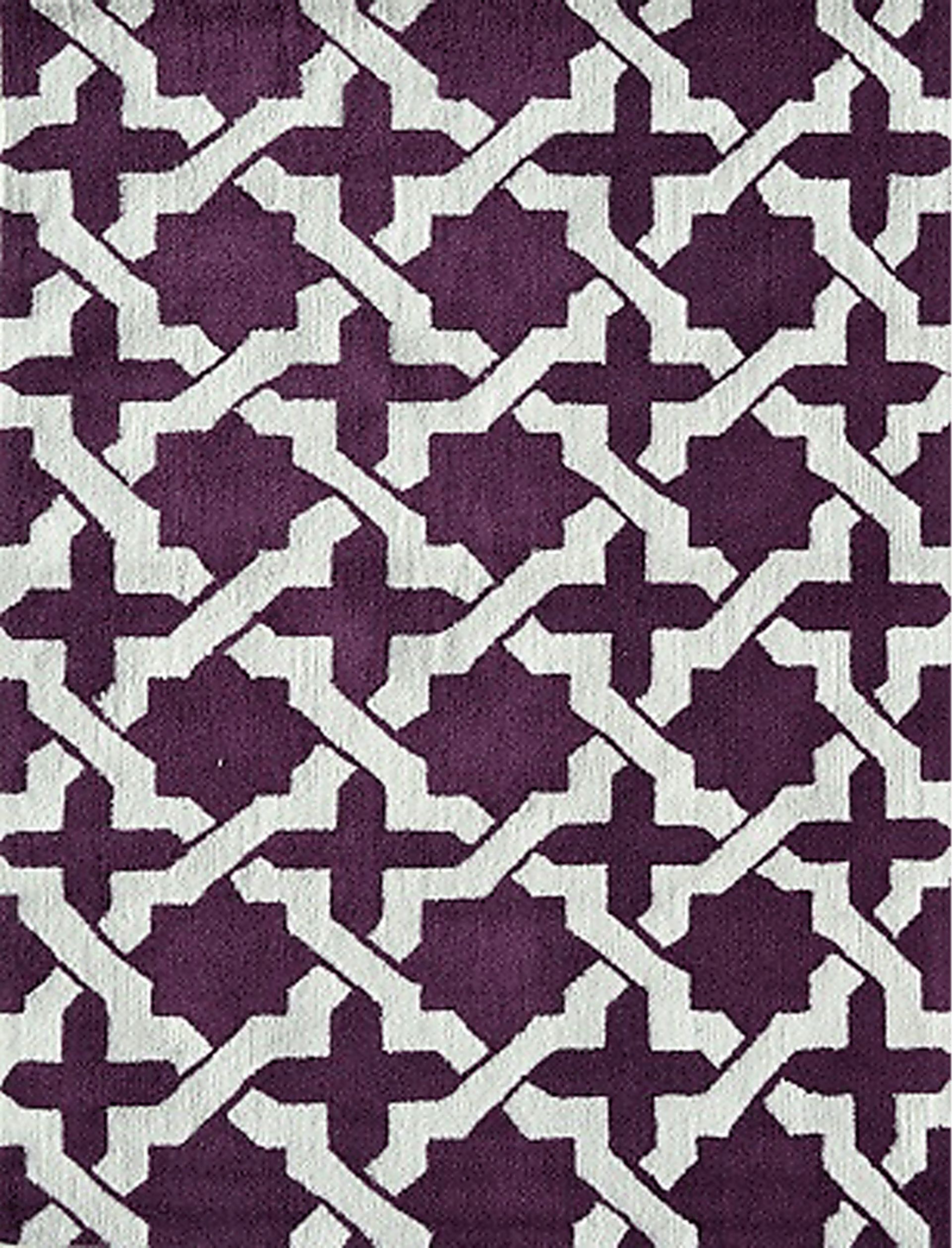 Qantio Purple 5' x 7' Indoor/Outdoor Rug - Image 1
