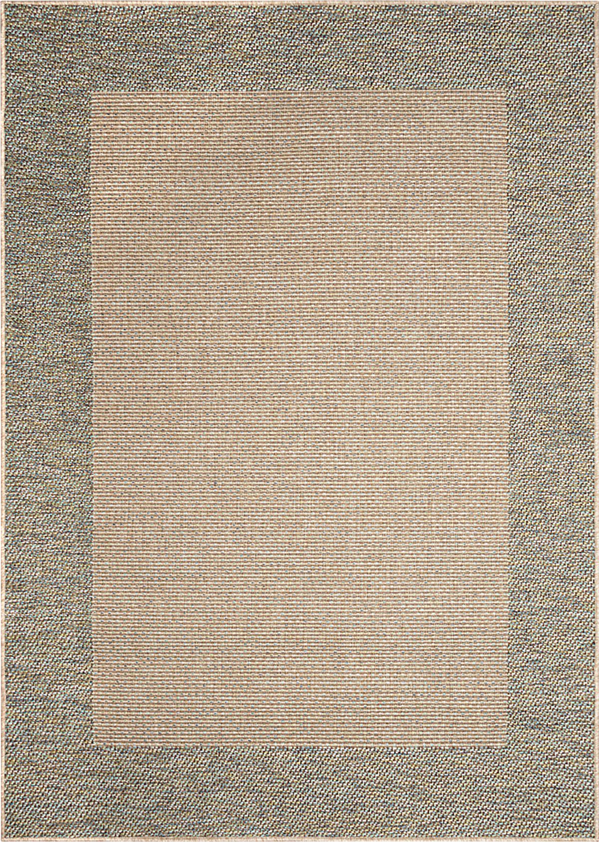 Qarray Blue Outdoor Rugs Rooms to Go