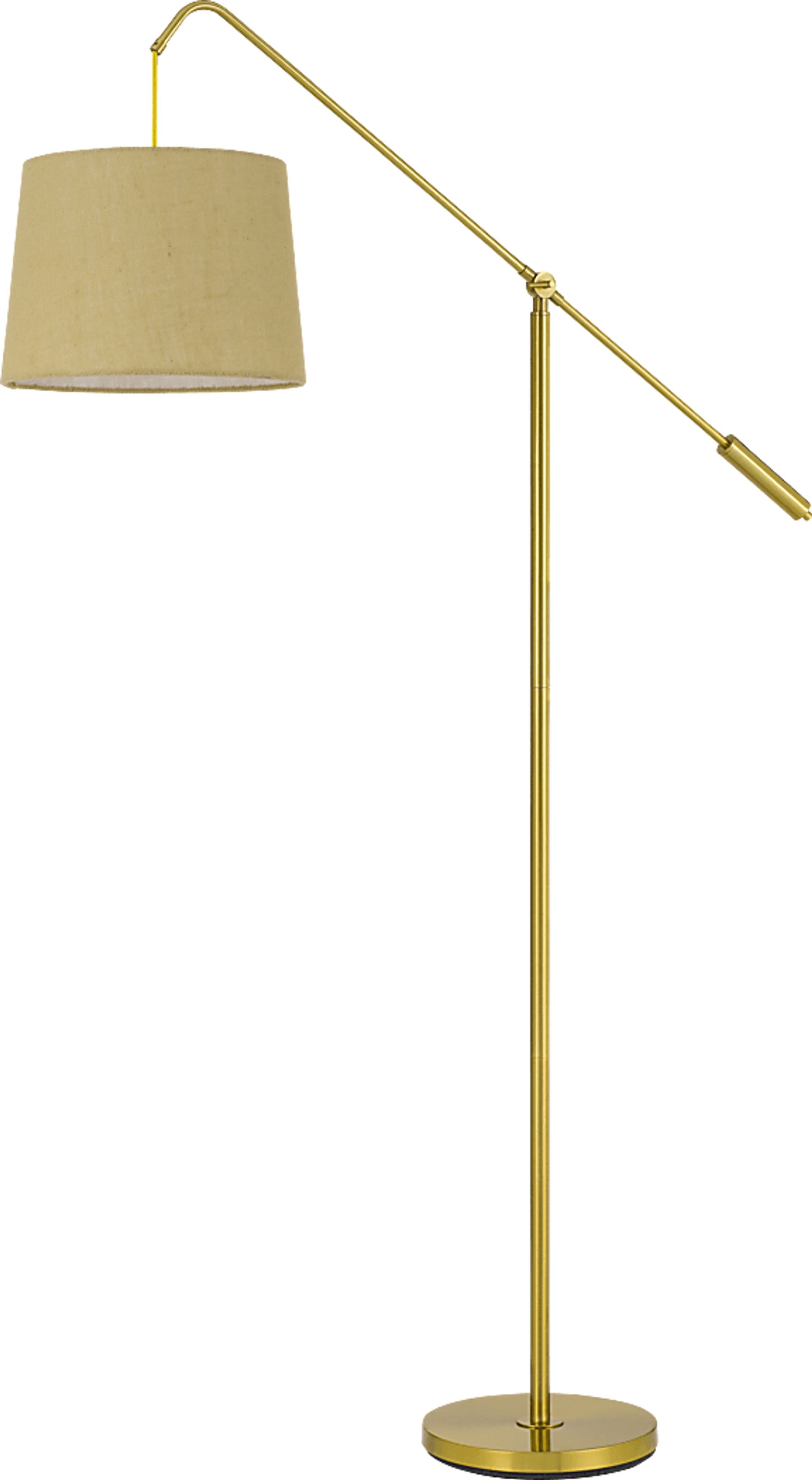 Quackie Way Brass Floor Lamp - Image 1