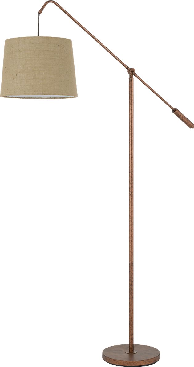 Quackie Way Rust Floor Lamp