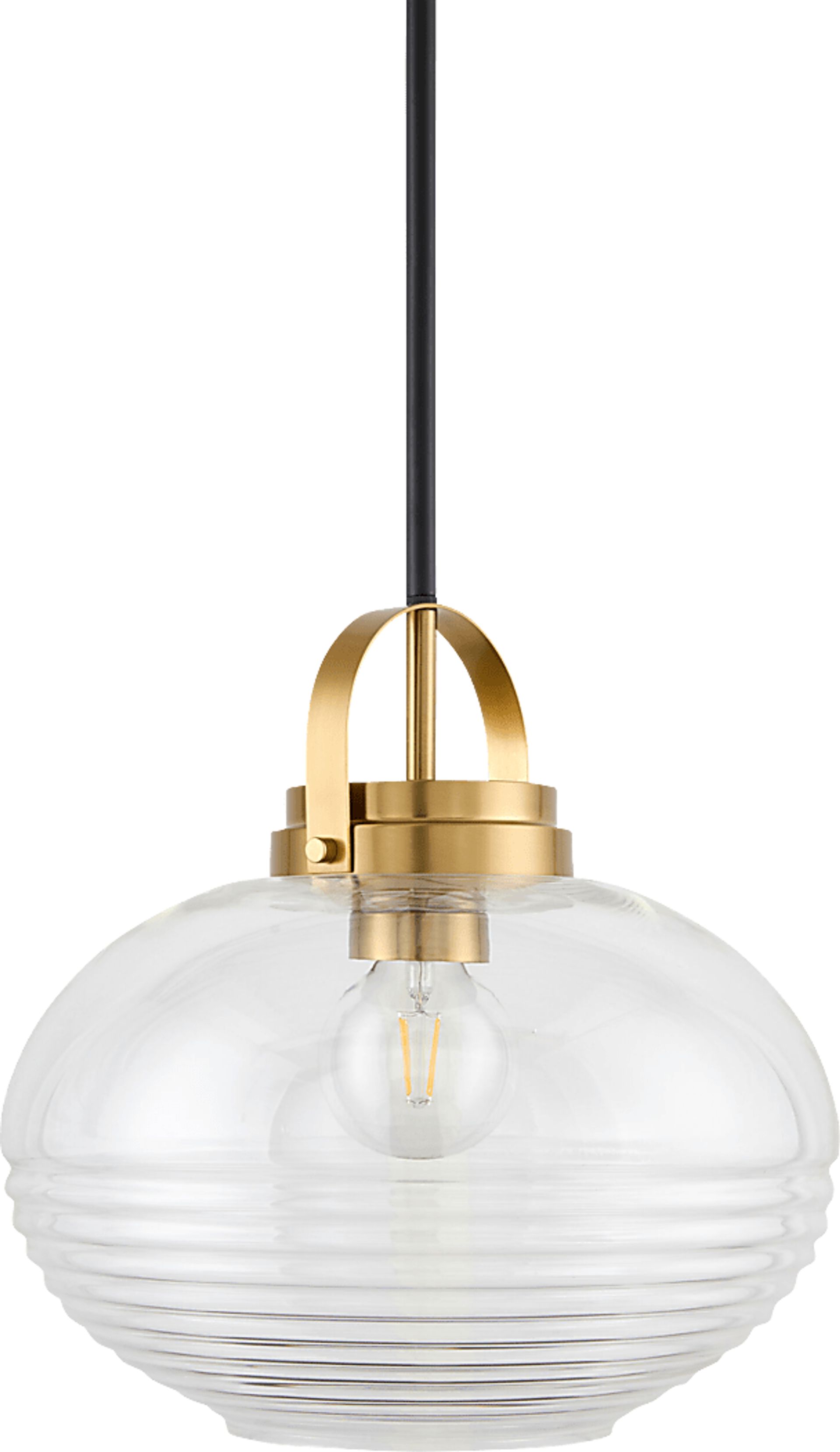 Quadfly Brass Pendant - Image 1