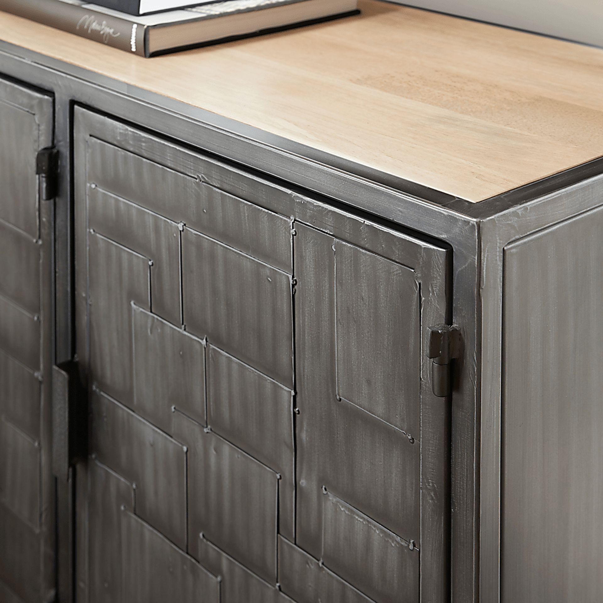 Quadgate Gray Sideboard - Image 9