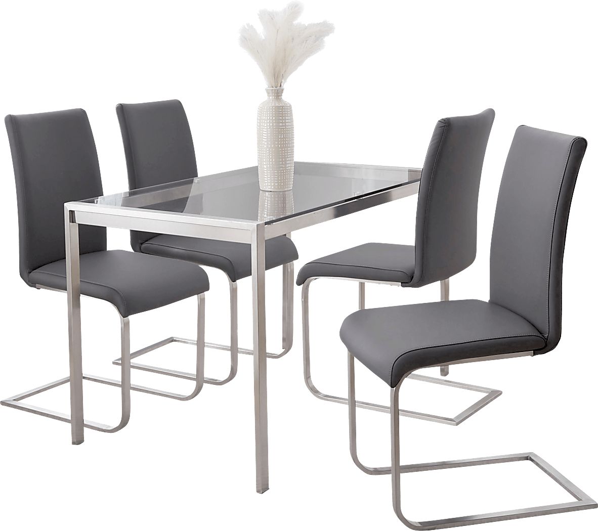 Quain Gray 5 Pc Dining Set