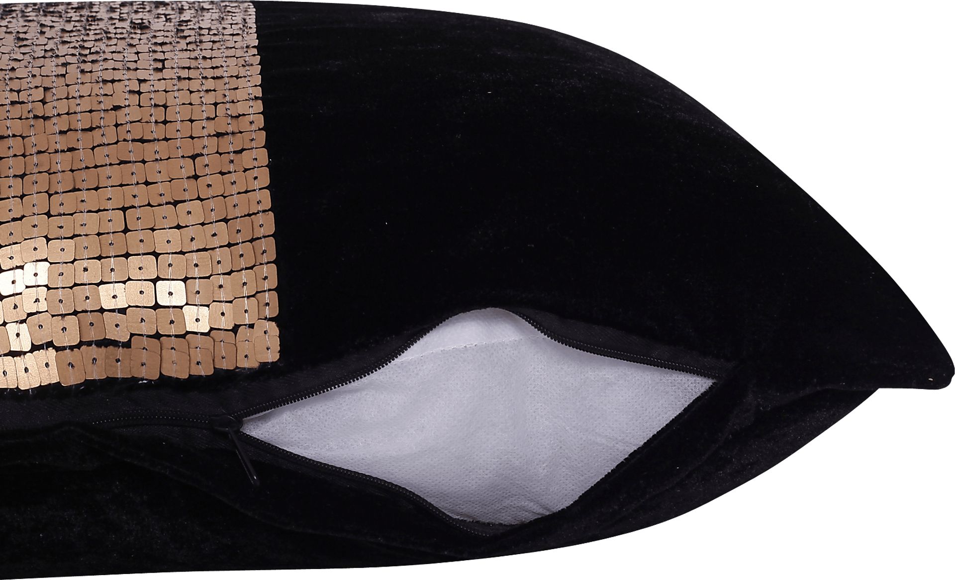 Quandi Black Lumbar Pillow - Image 4