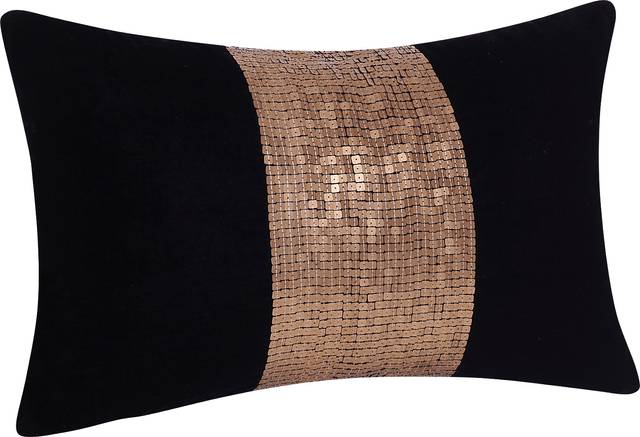 Quandi Black Lumbar Pillow - Thumbnail - Image 5