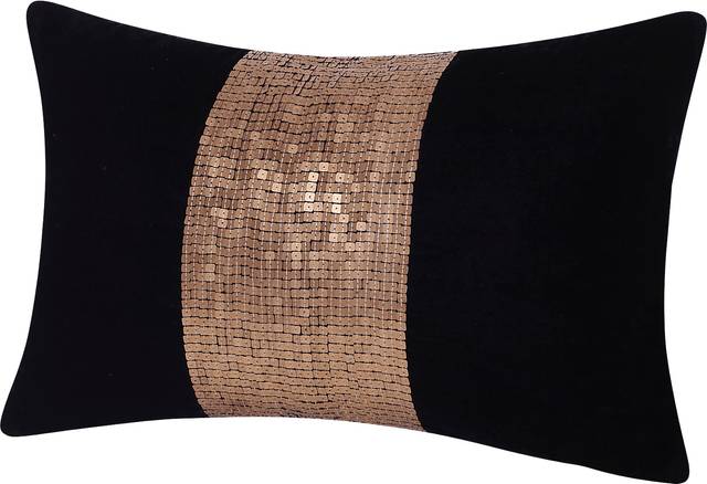 Quandi Black Lumbar Pillow - Thumbnail - Image 9