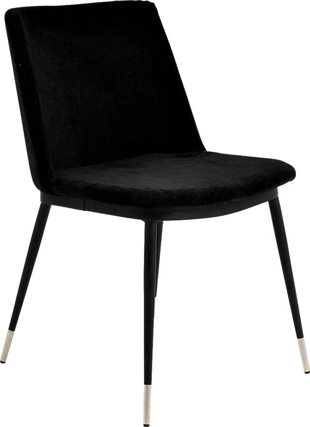 Quannah Black Dining Chair, Set of 2 - Thumbnail - Image 2