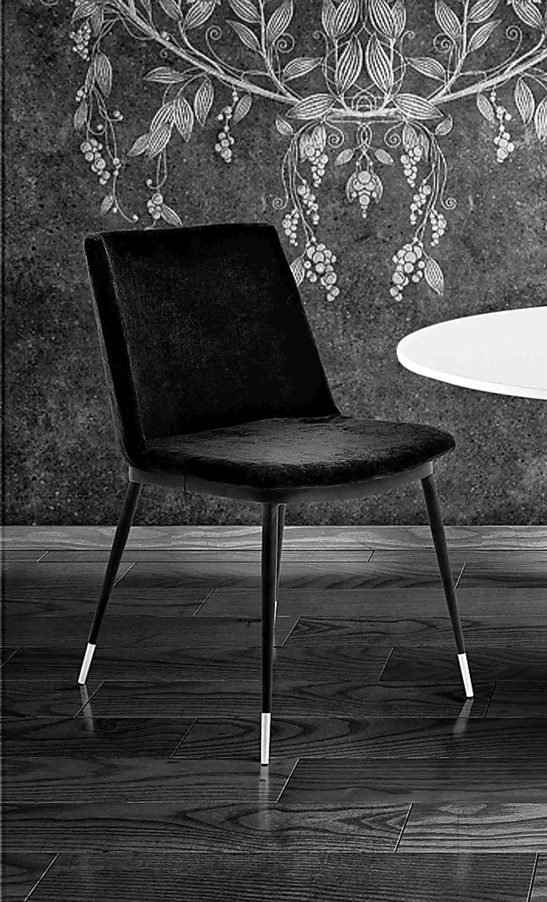 Quannah Black Dining Chair, Set of 2 - Image 8