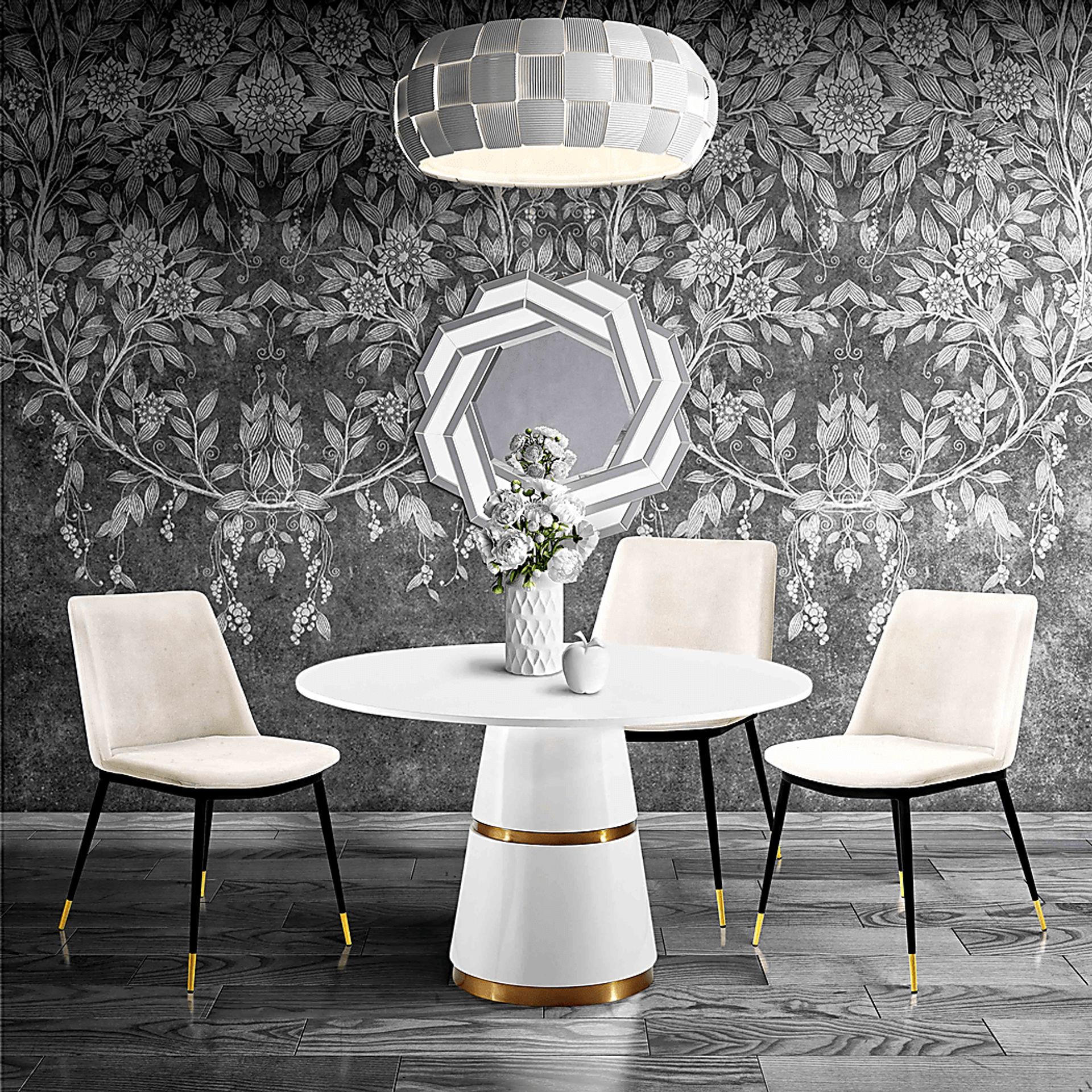 Quannah Ivory Dining Chair, Set of 2 - Image 7