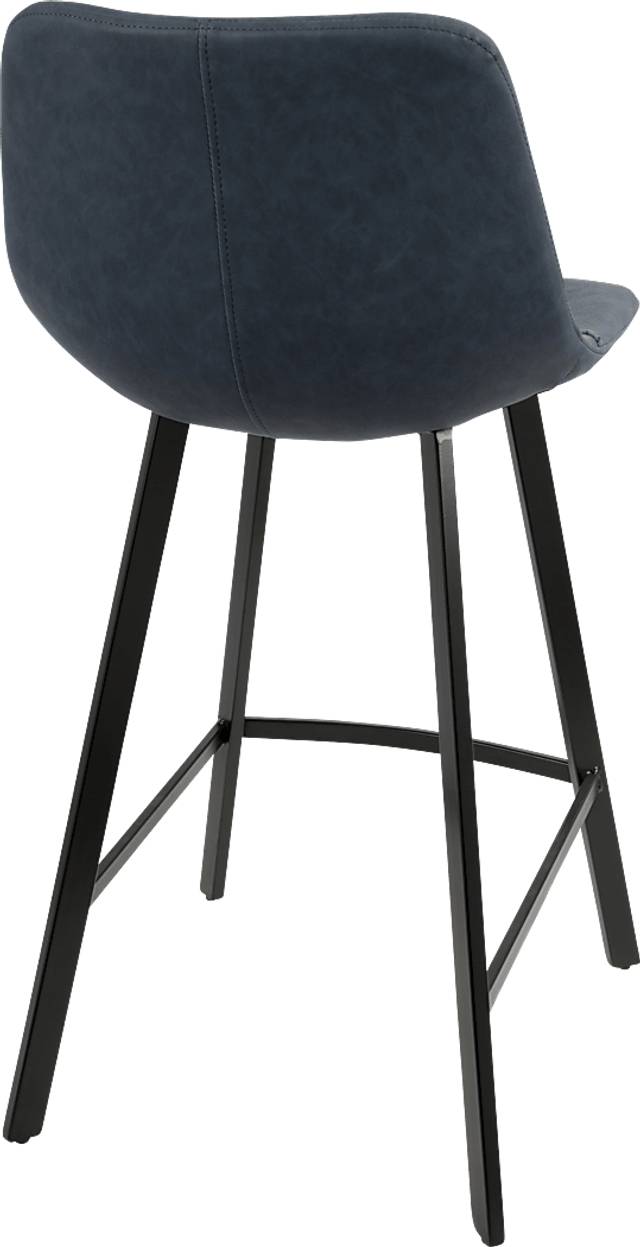 Quark Blue Counter Height Stool (Set of 2) - Thumbnail - Image 2