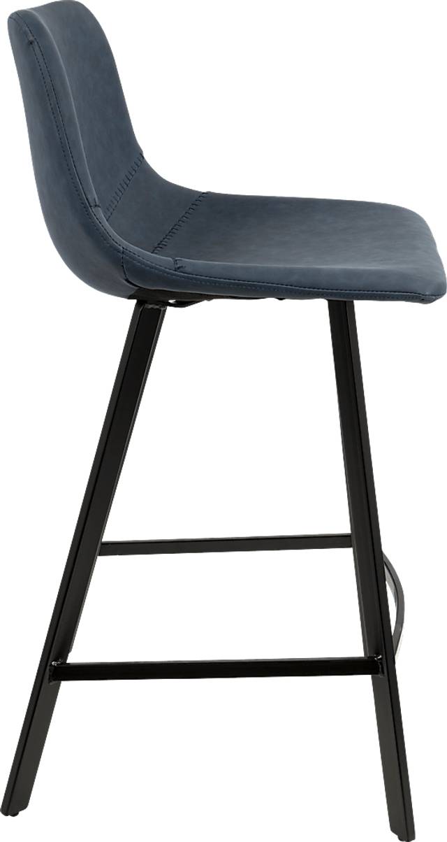 Quark Blue Counter Height Stool (Set of 2) - Thumbnail - Image 3