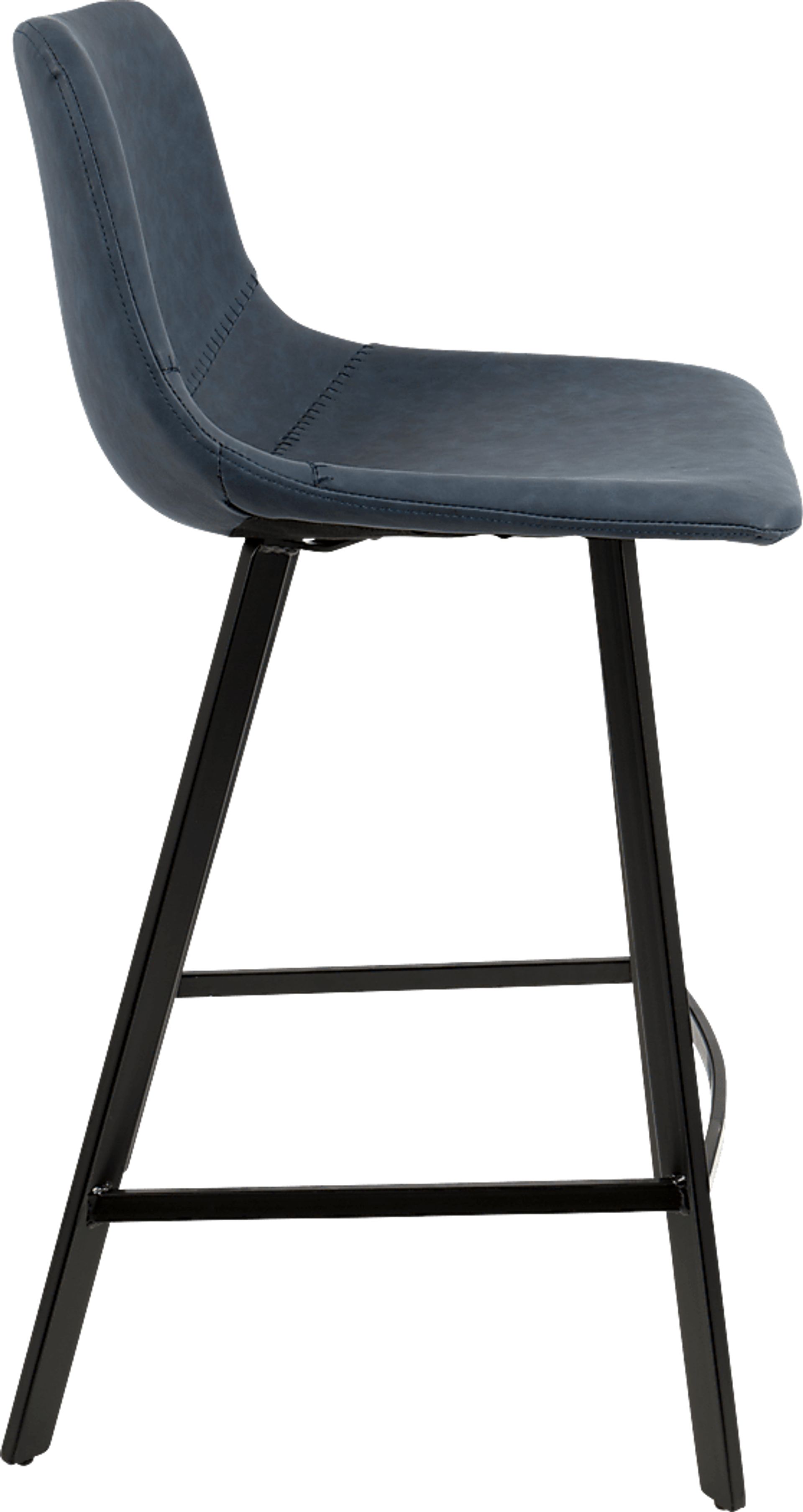 Quark Blue Counter Height Stool (Set of 2) - Image 3