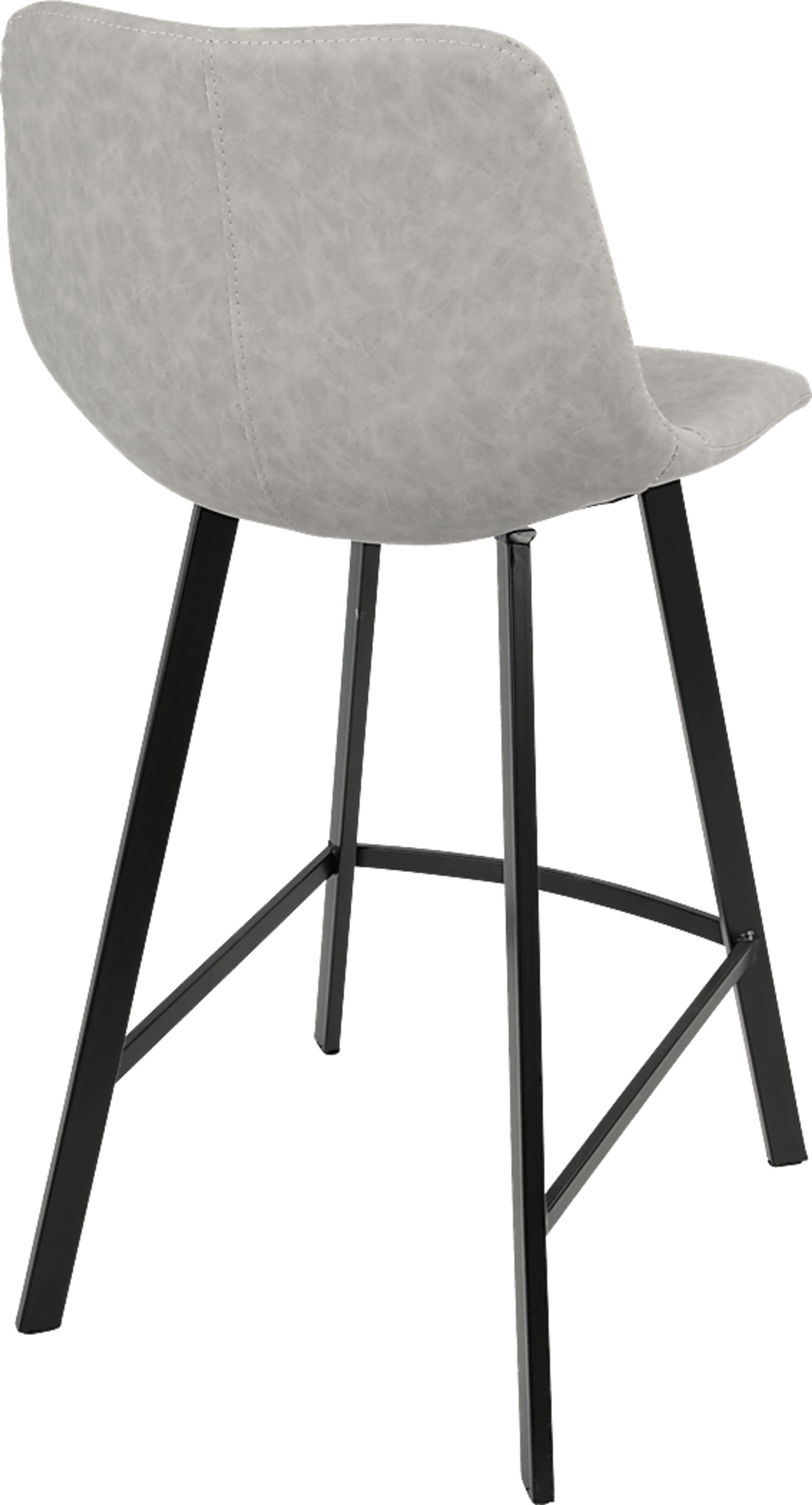 Quark Gray Counter Height Stool (Set of 2) - Image 2