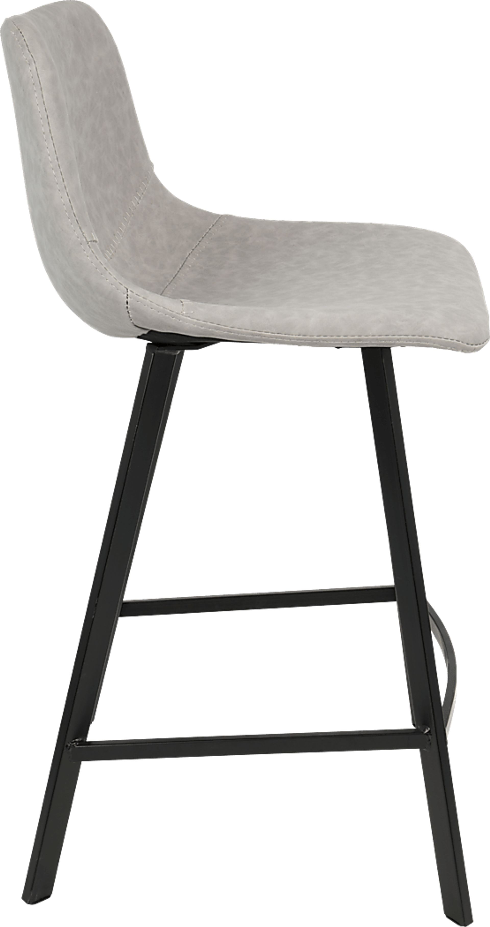 Quark Gray Counter Height Stool (Set of 2) - Image 3