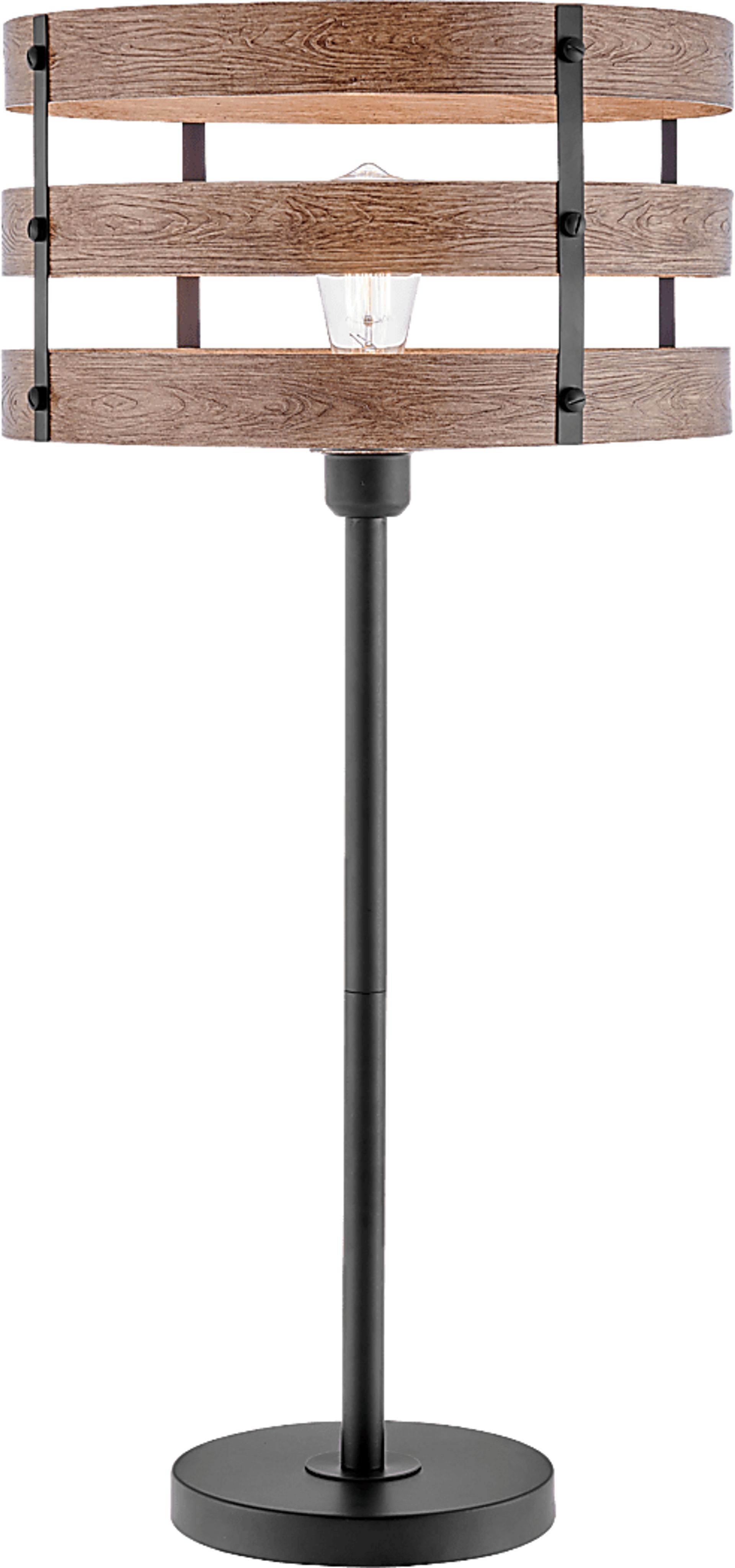 Quaylo Cove Black Lamp - Image 1