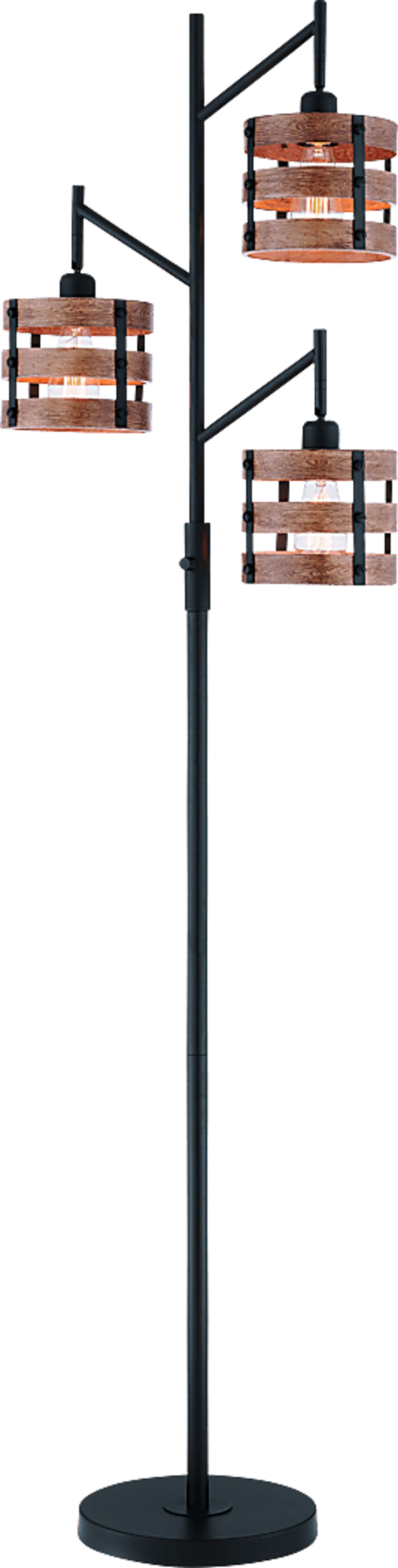 Quaylo Cove Black Tree Floor Lamp - Image 1