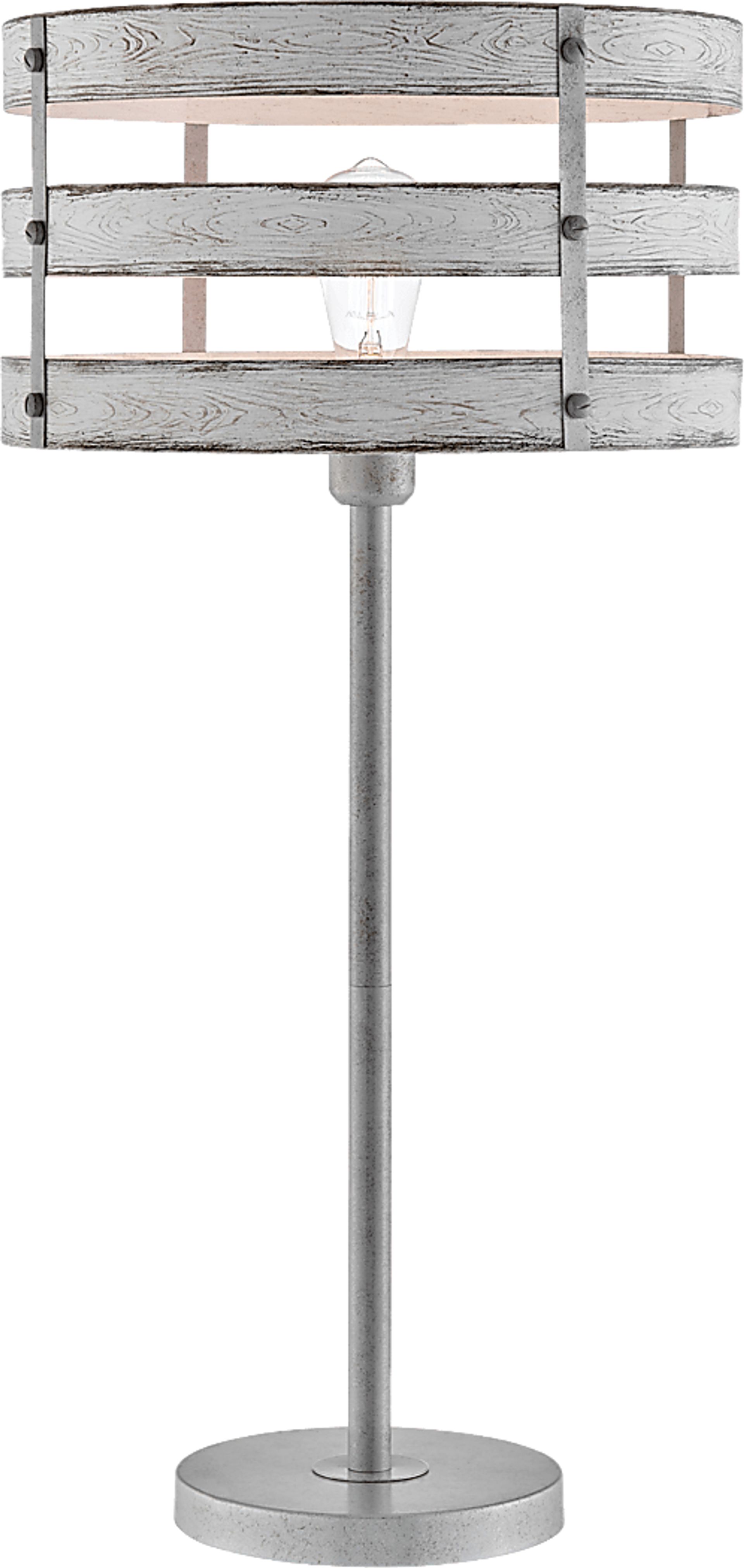 Quaylo Cove Silver Lamp - Image 1