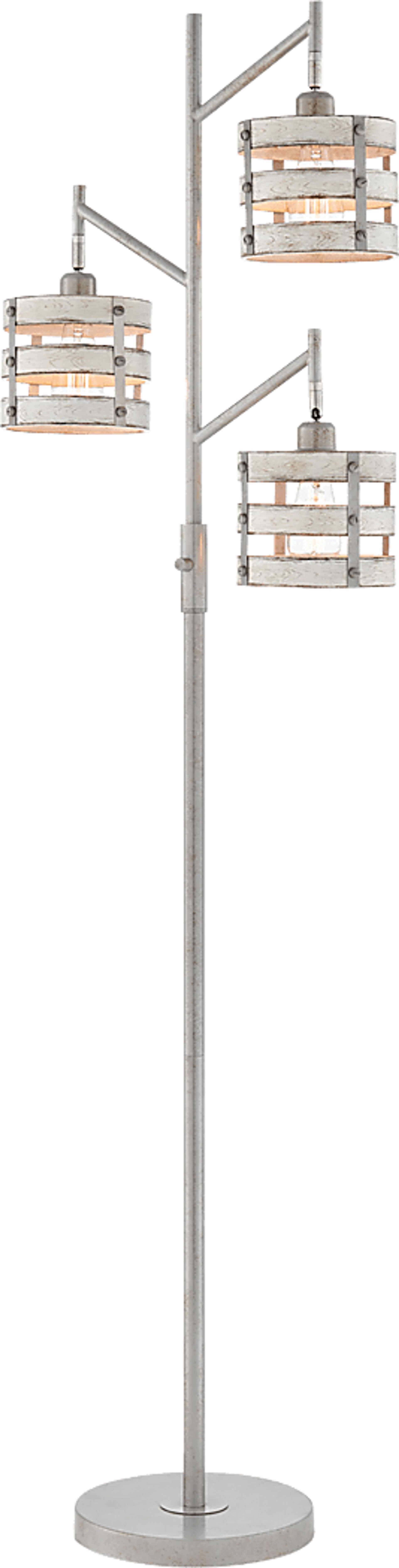 Quaylo Cove Silver Tree Floor Lamp - Image 1