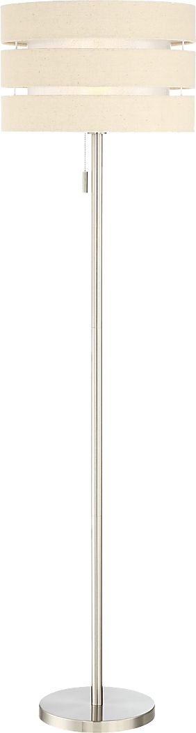 Quaylo Lane Silver Floor Lamp