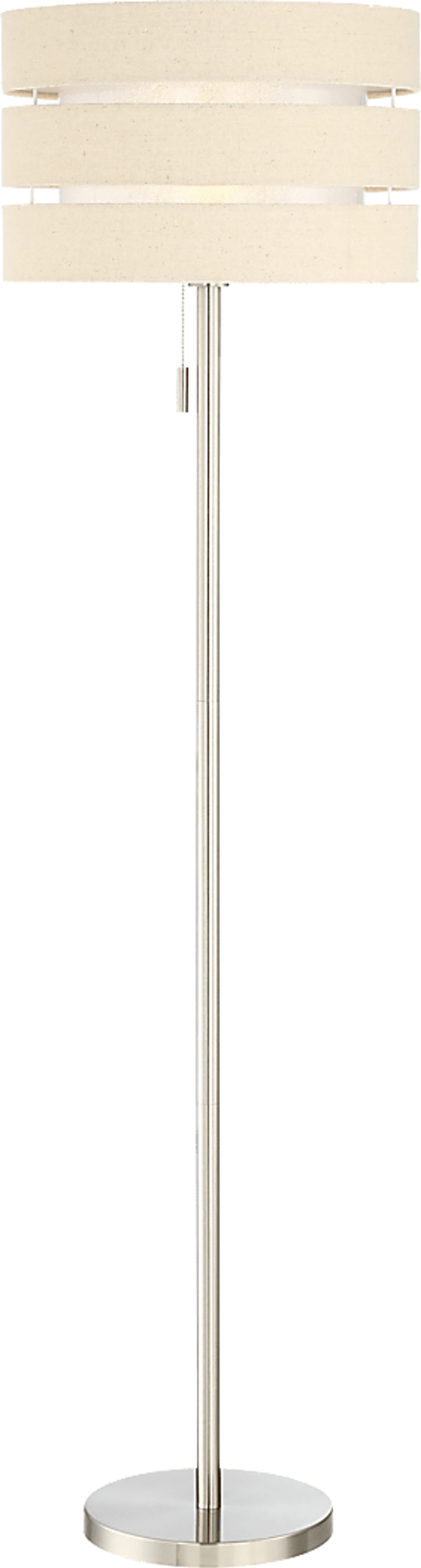 Quaylo Lane Silver Floor Lamp - Image 1