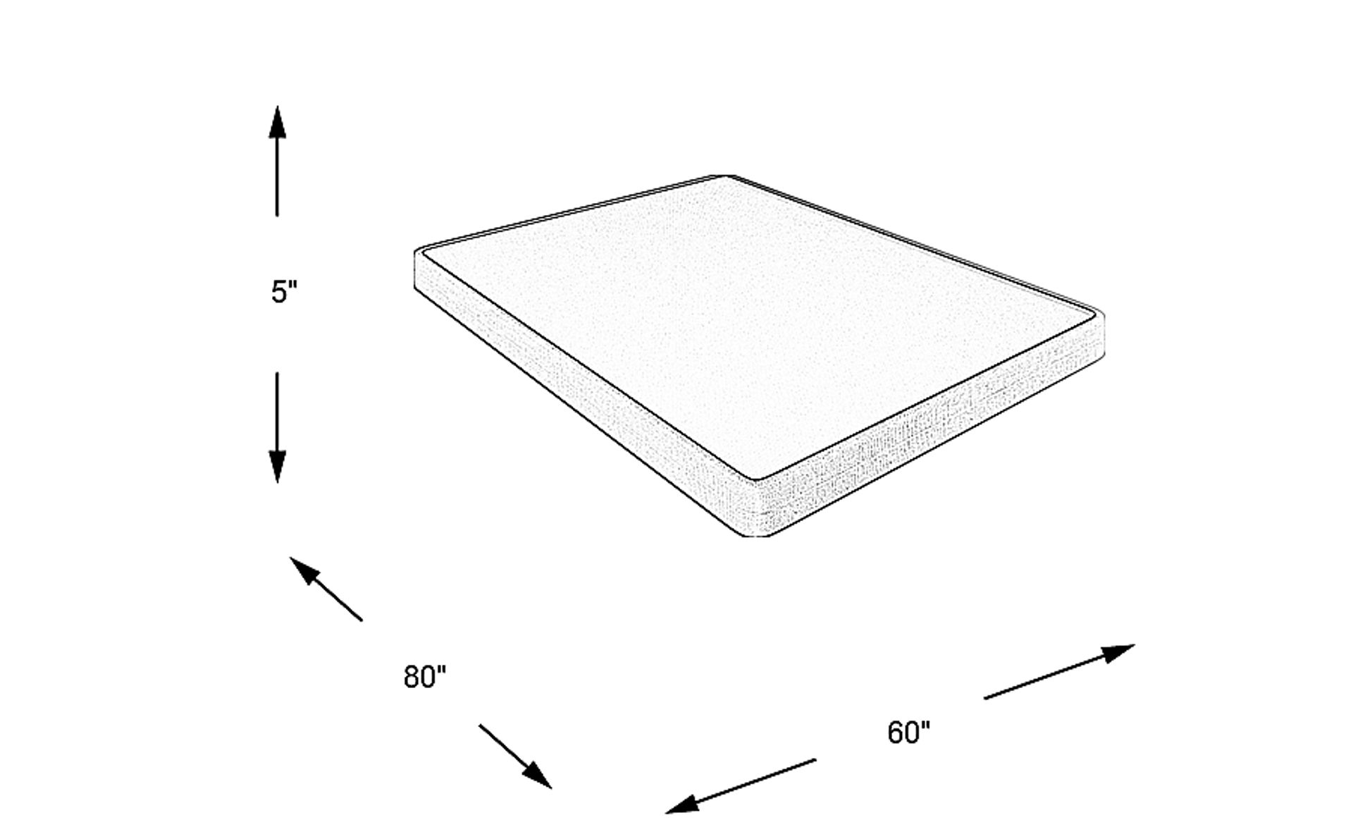 Dimension Image. Please refer to the Dimension Tab on this page for dimension details.