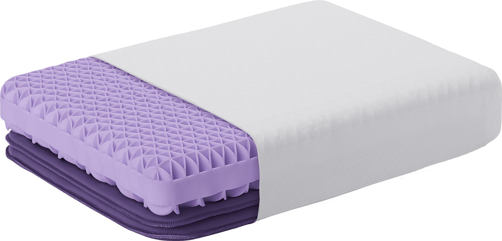 Queen Purple Pillow With Boosters - Image 3