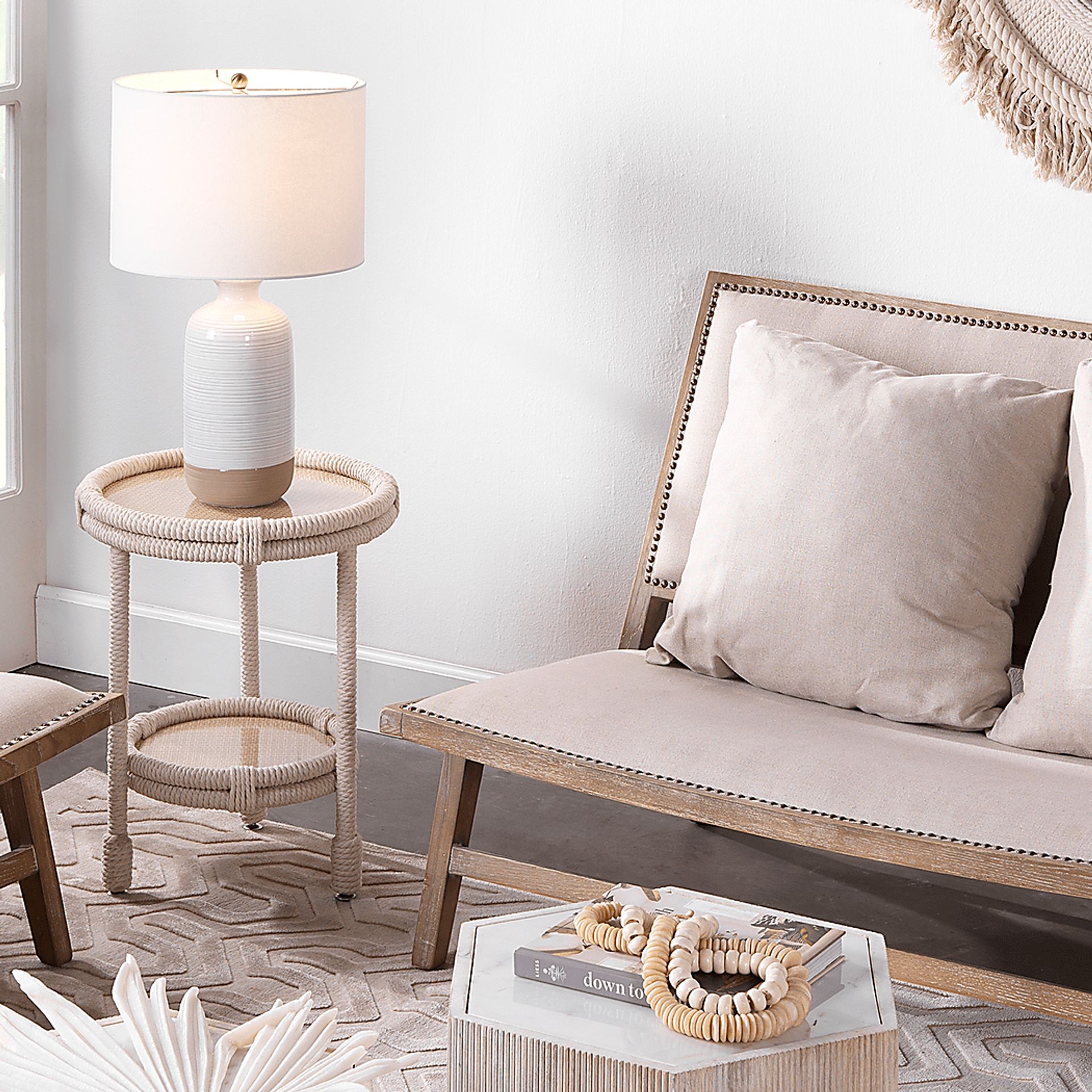 Queller Boulevard White Lamp - Image 2