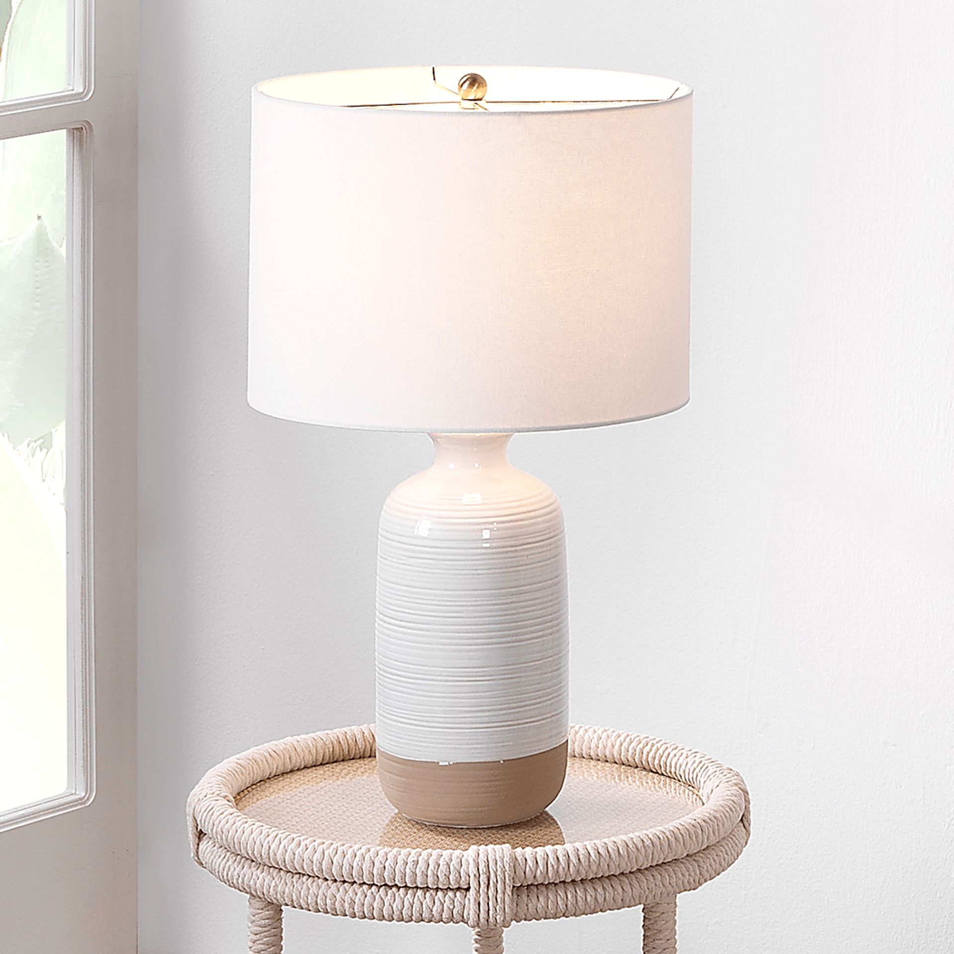 Queller Boulevard White Lamp - Image 3