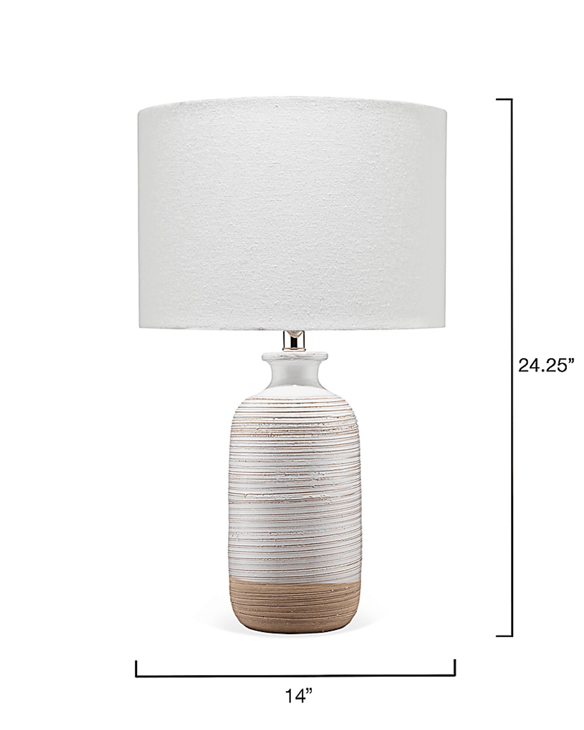 Queller Boulevard White Lamp - Image 5