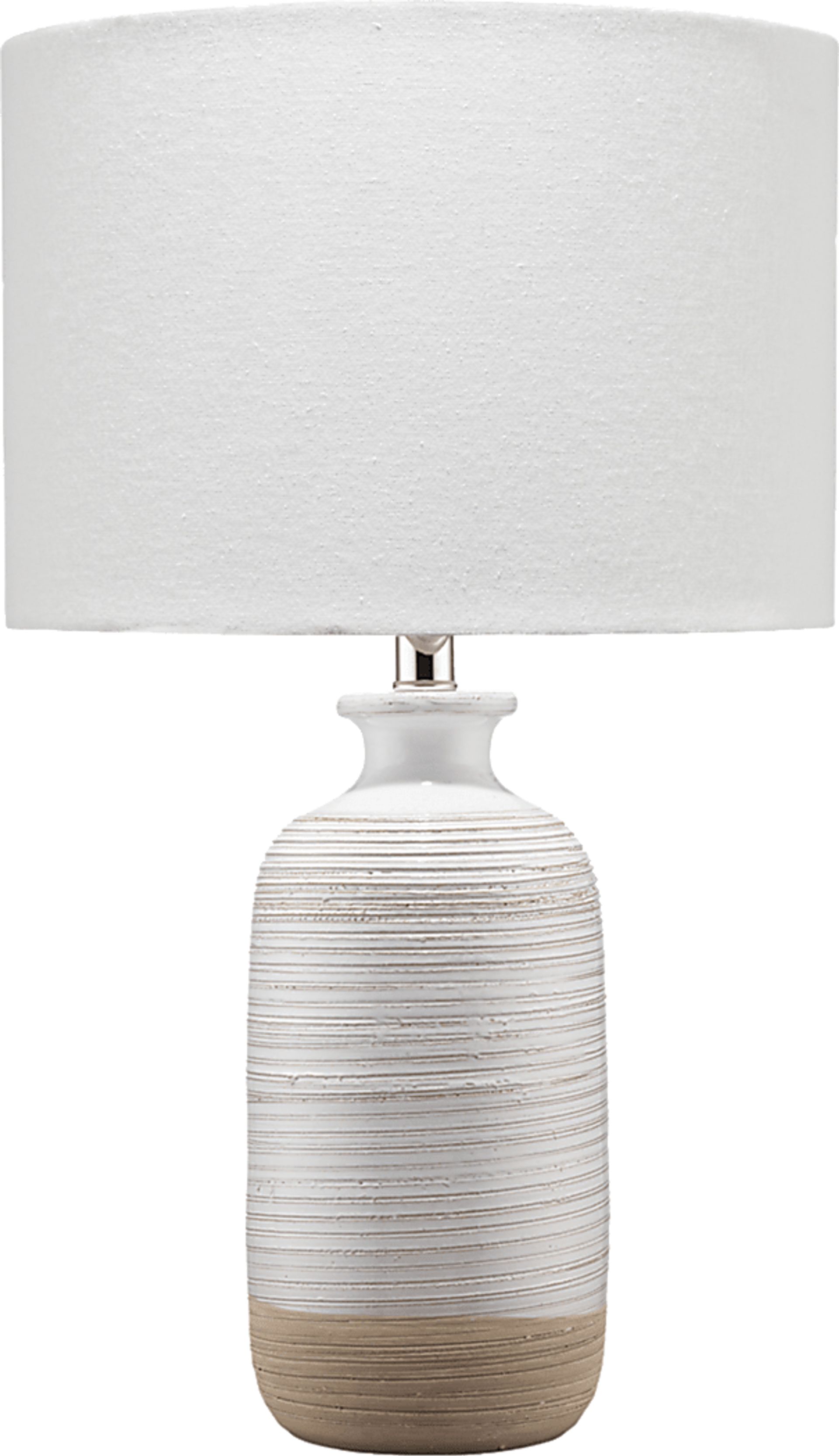 Queller Boulevard White Lamp - Image 1
