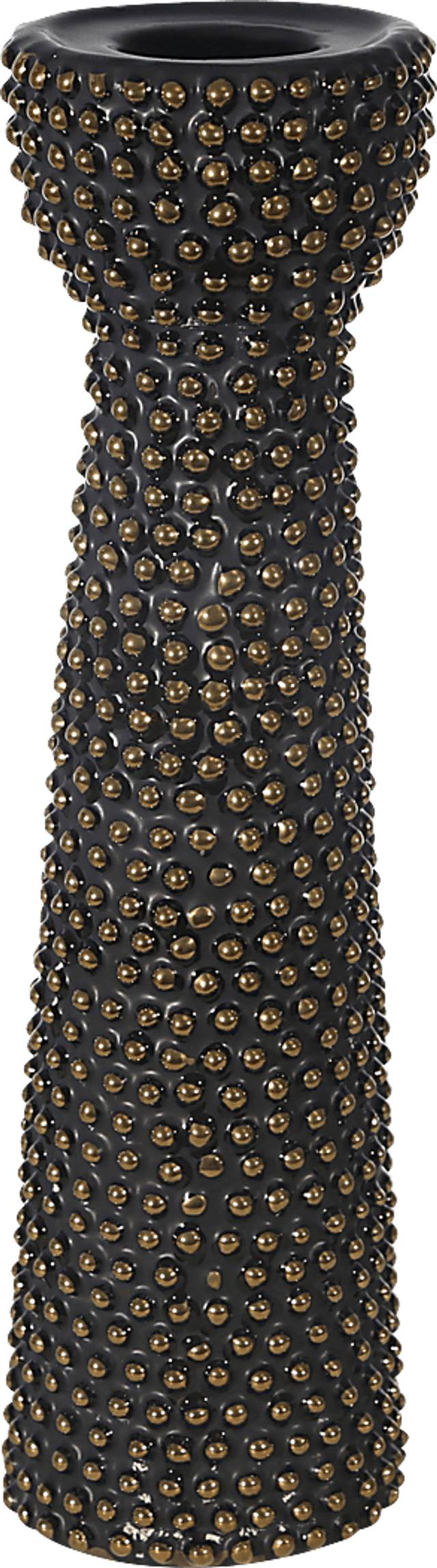 Quenby Black Candle Holder - Thumbnail - Image 1