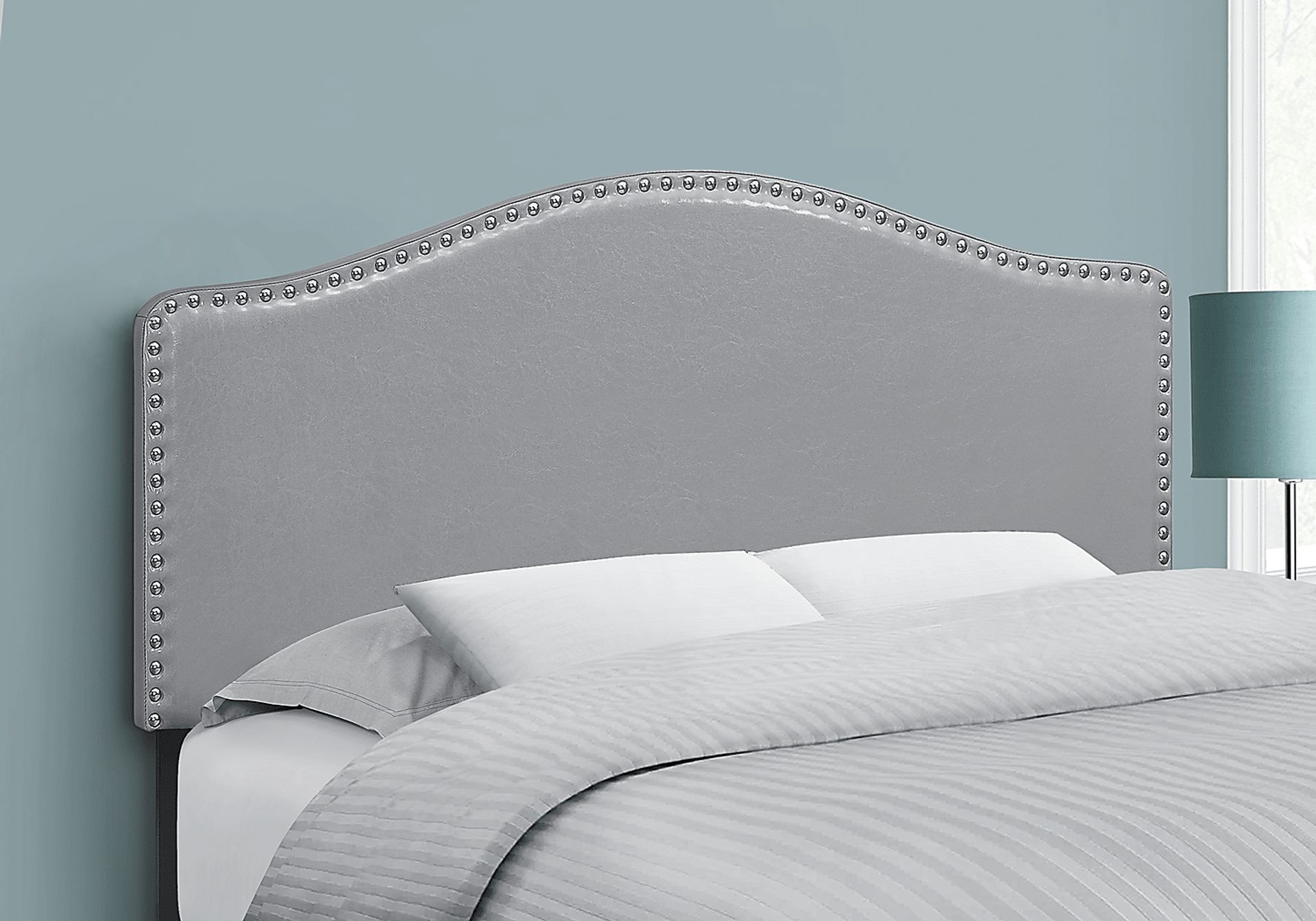 Quencer Gray Full Headboard - Image 3