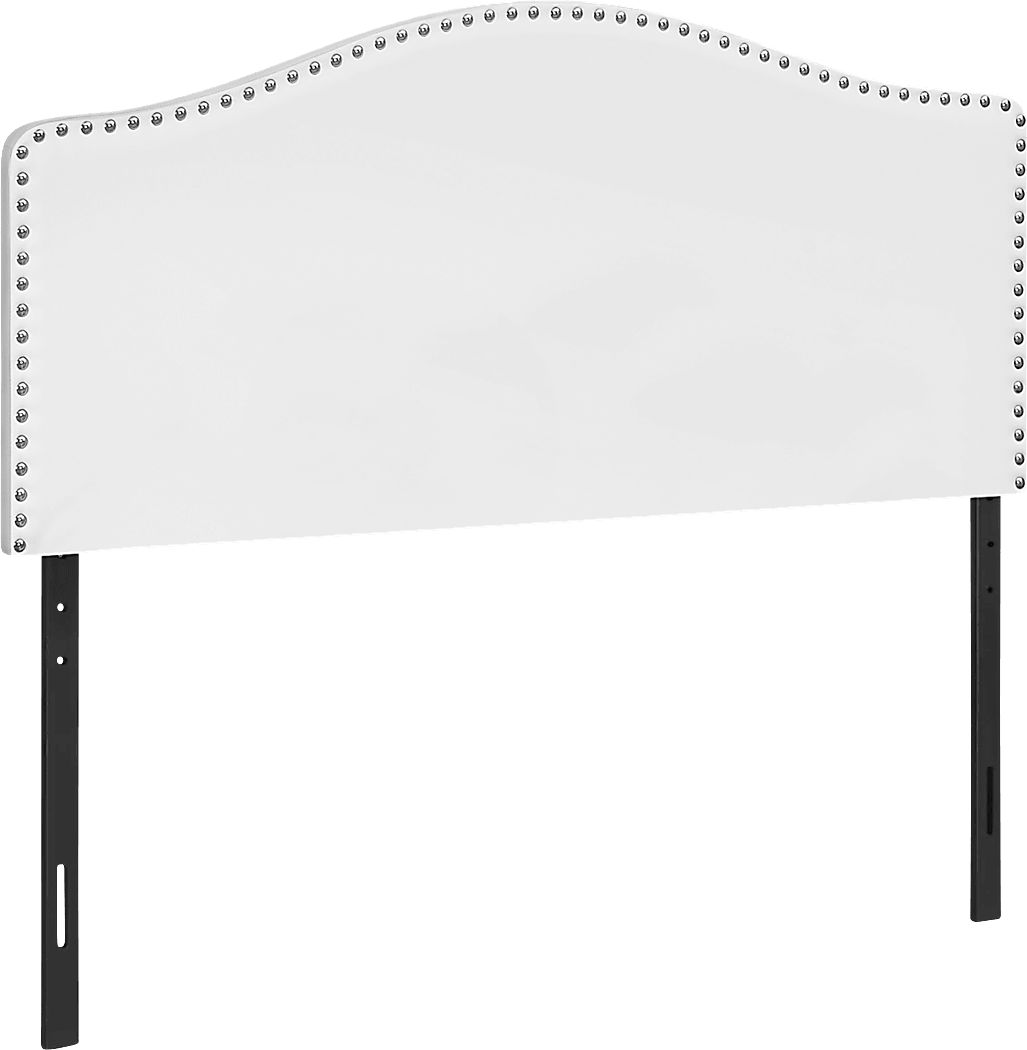 Quencer White Full Headboard