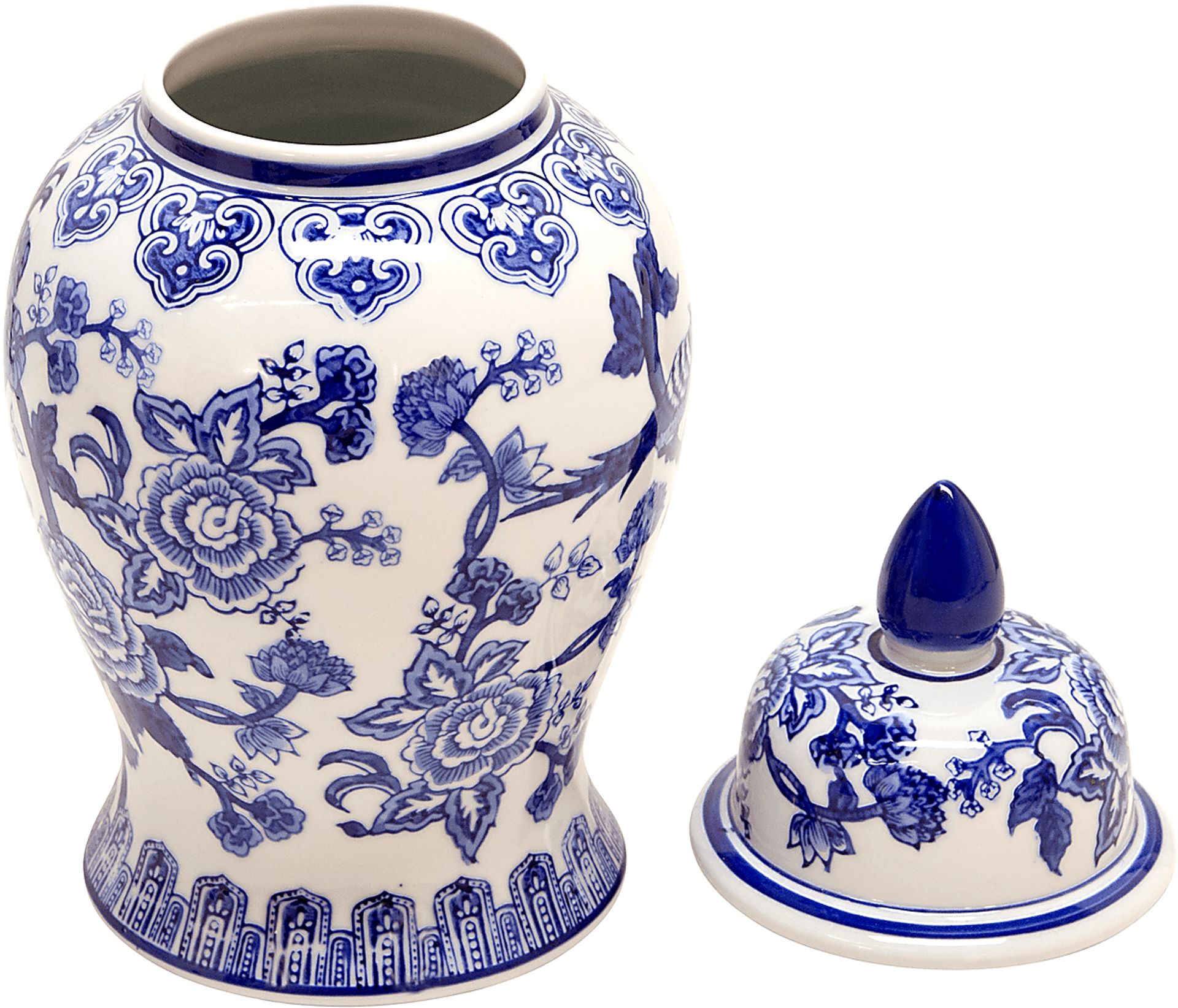 Querbes Blue Temple Jar - Image 2